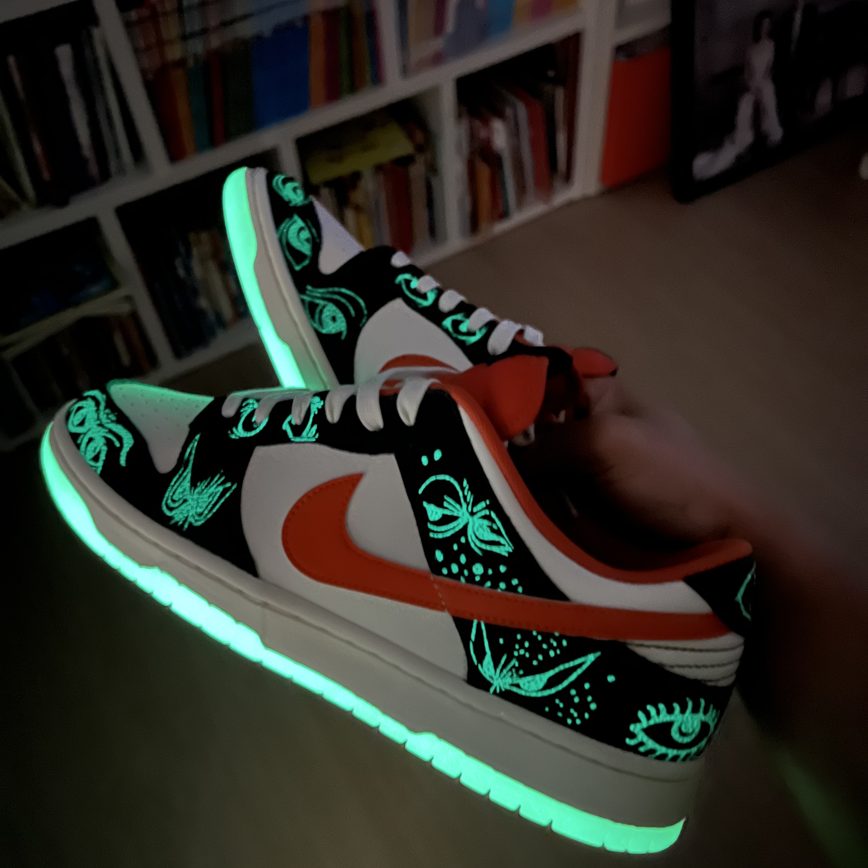 Nike Dunk Low Retro PRM Halloween 착용 스타일 - 1