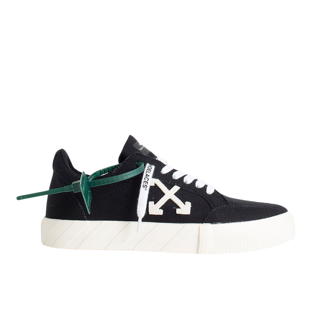 오프화이트 애로우 로우 벌크 스니커즈 블랙 화이트 - 22FW(Off-White Arrow Low Vulcanized Sneakers Black White - 22FW)