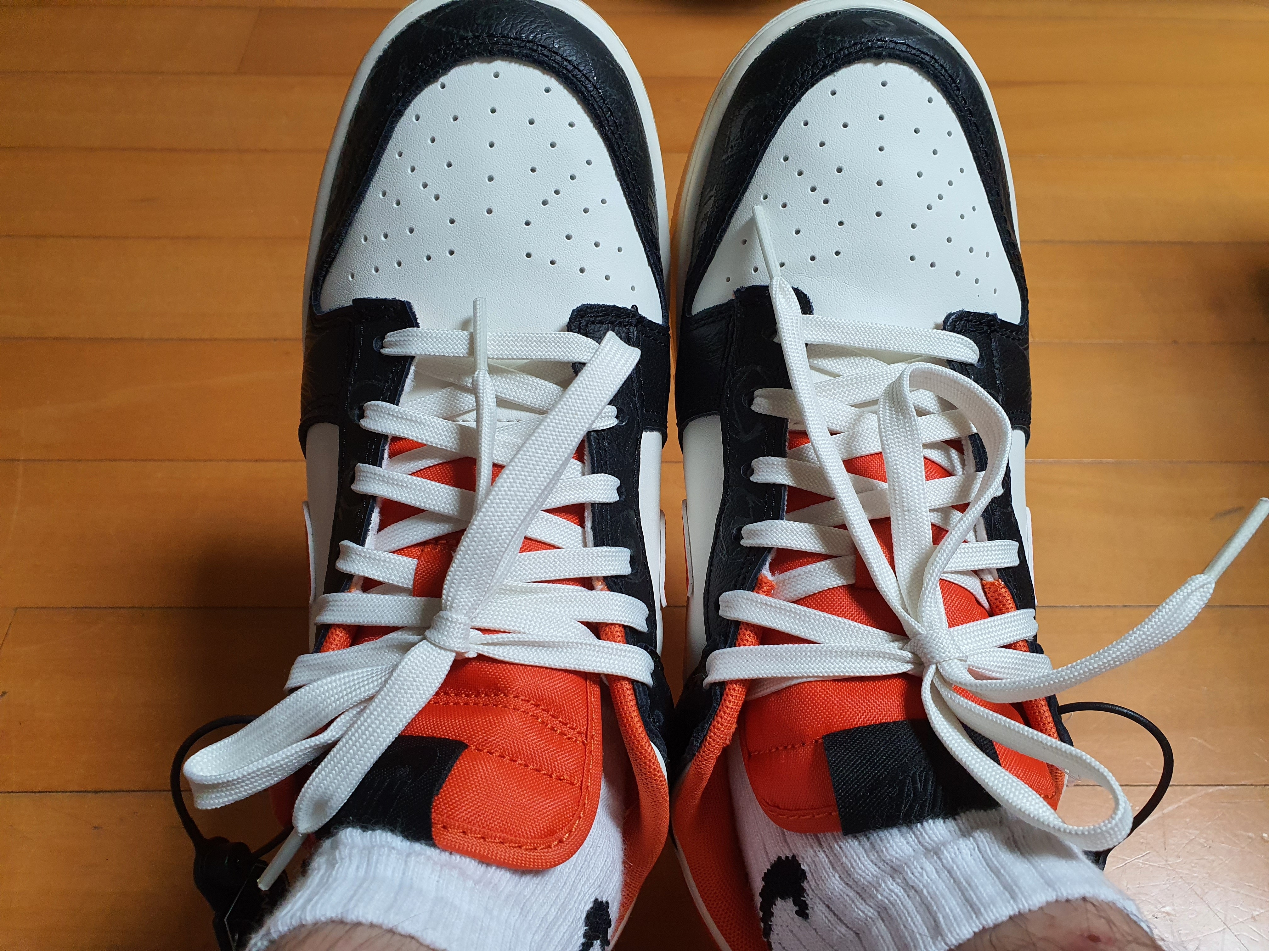 Nike Dunk Low Retro PRM Halloween 착용 스타일 - 1