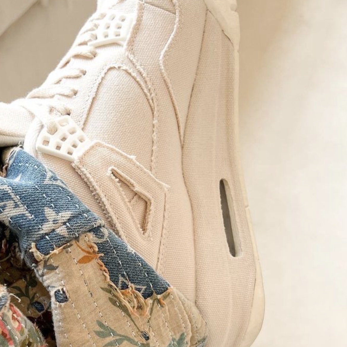 (W) Jordan 4 Retro Sail 착용 스타일