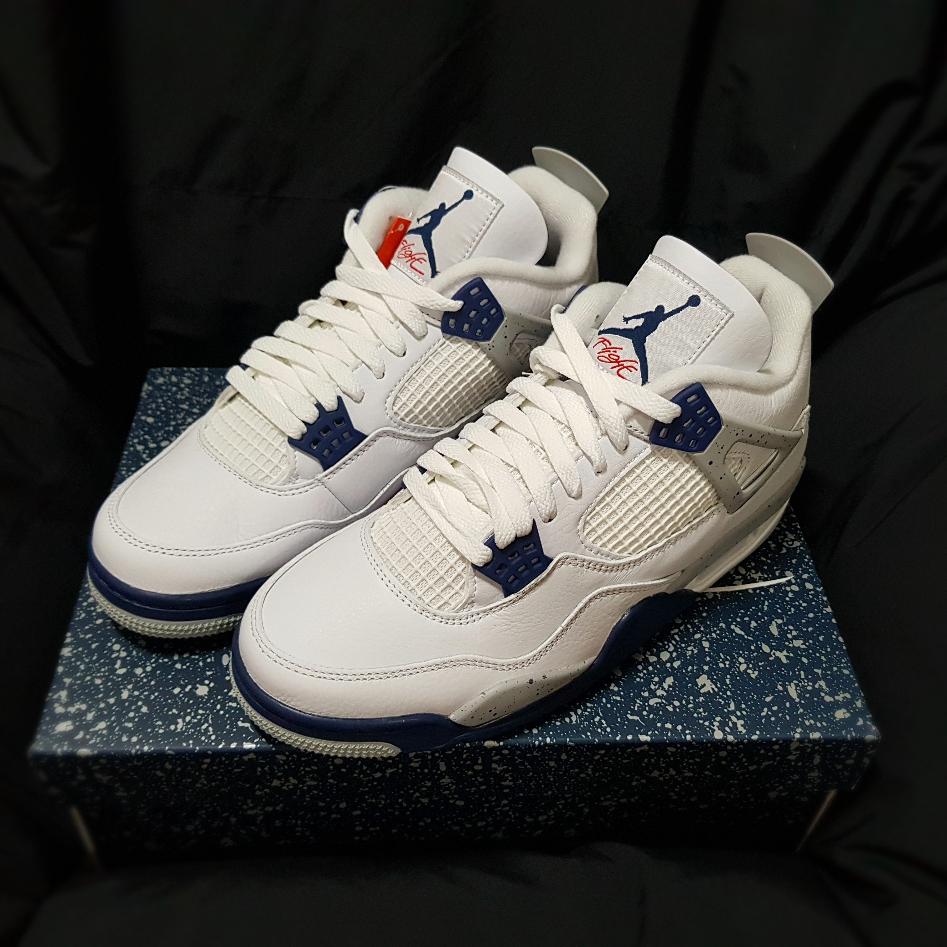 Jordan 4 Retro Midnight Navy 착용 스타일 - 2
