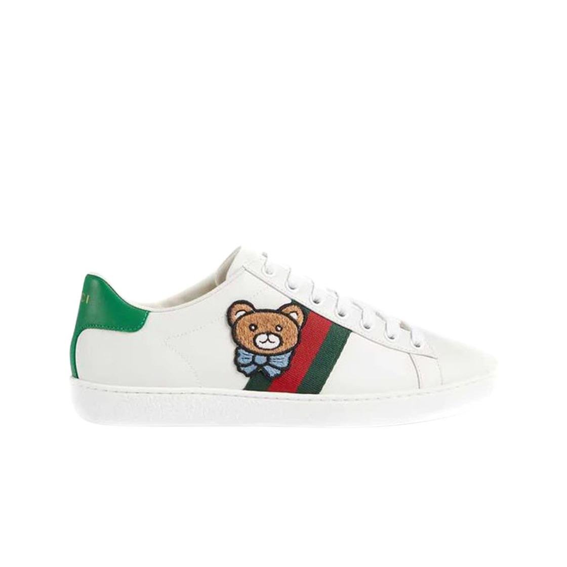 (W) 구찌 x 카이 에이스 스니커즈 화이트((W) Gucci x Kai Ace Sneakers White) - 1