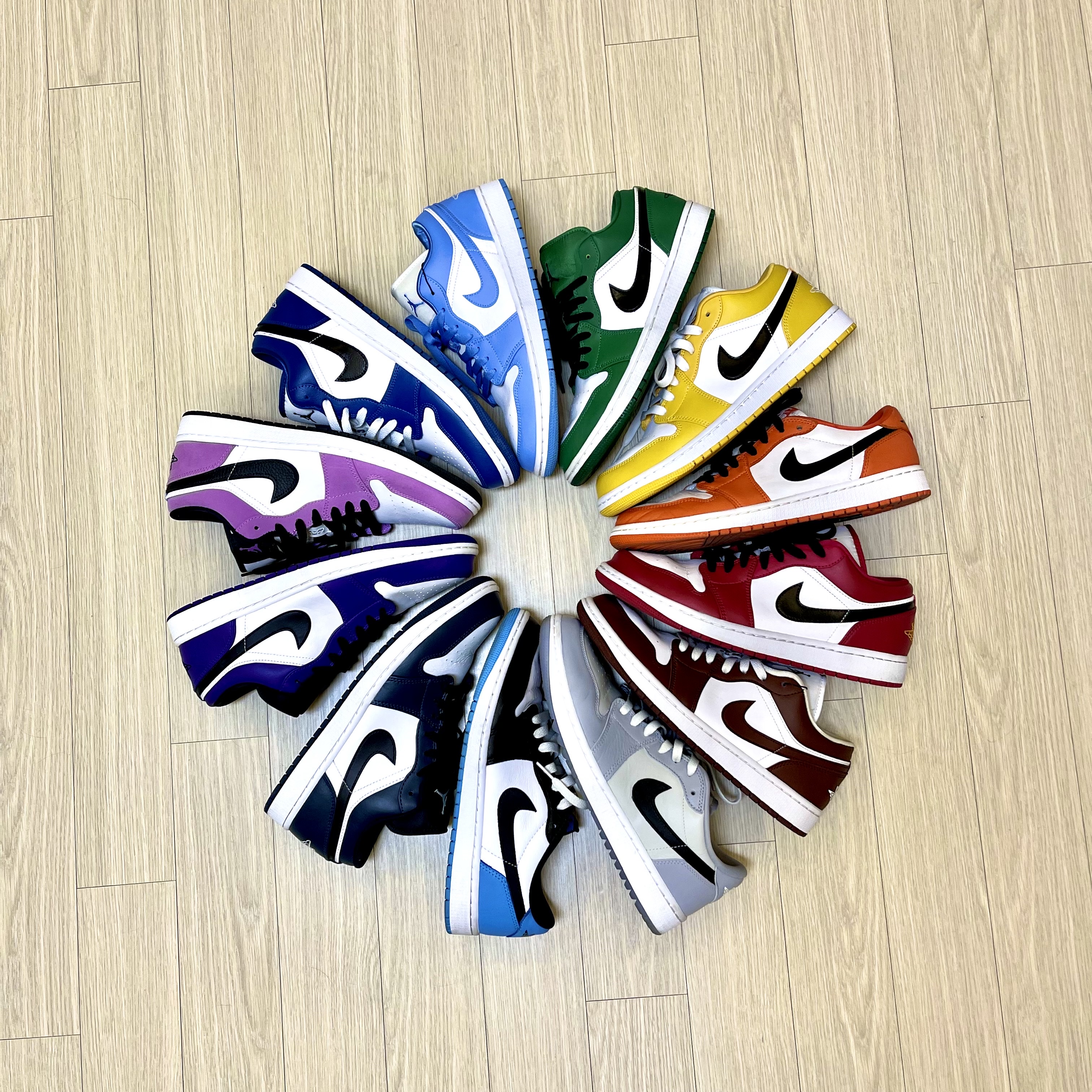 Jordan 1 Low Golf Wolf Grey, (W) Jordan 1 Low Bronze Eclipse 착용 스타일