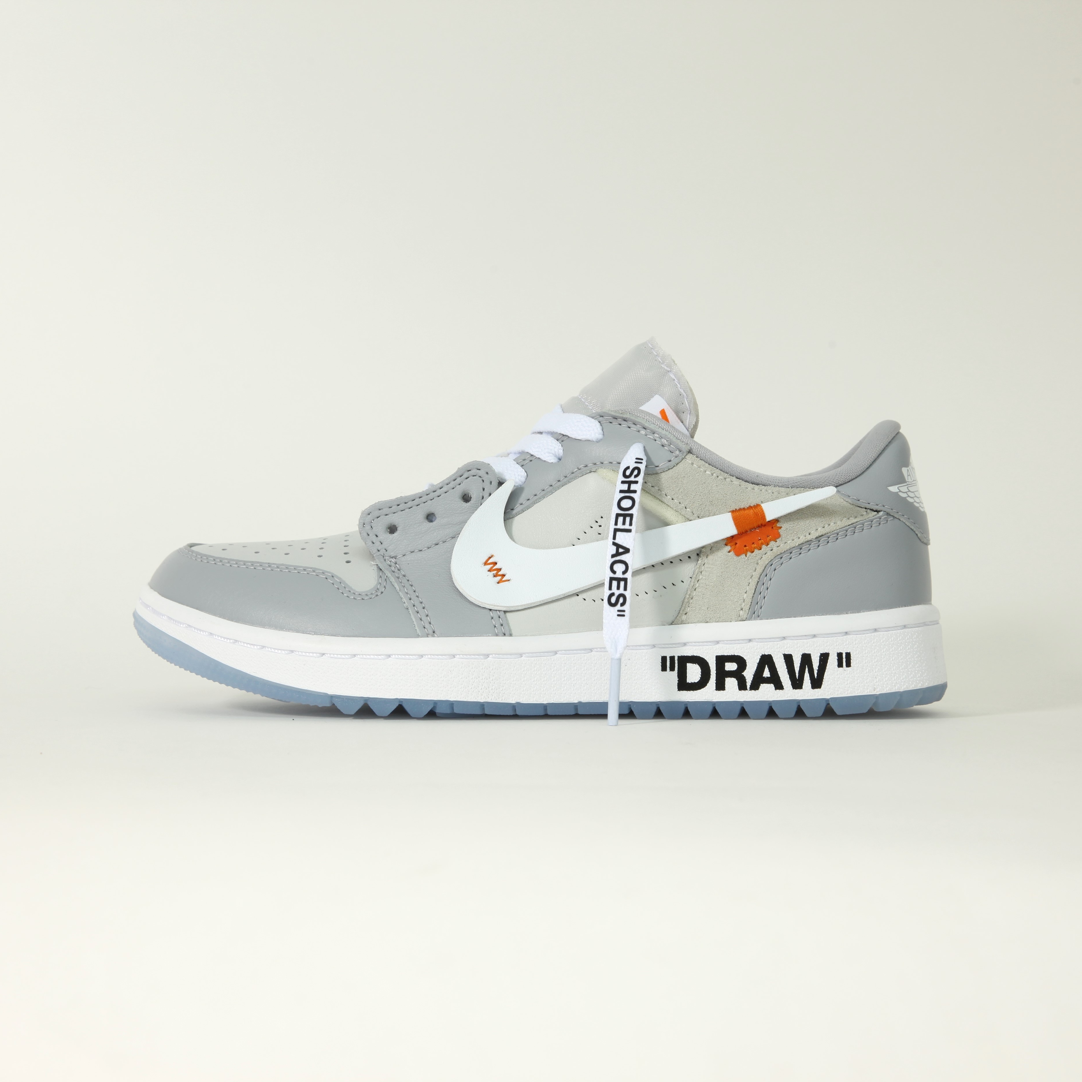 Jordan 1 Low Golf Wolf Grey 착용 스타일 - 1