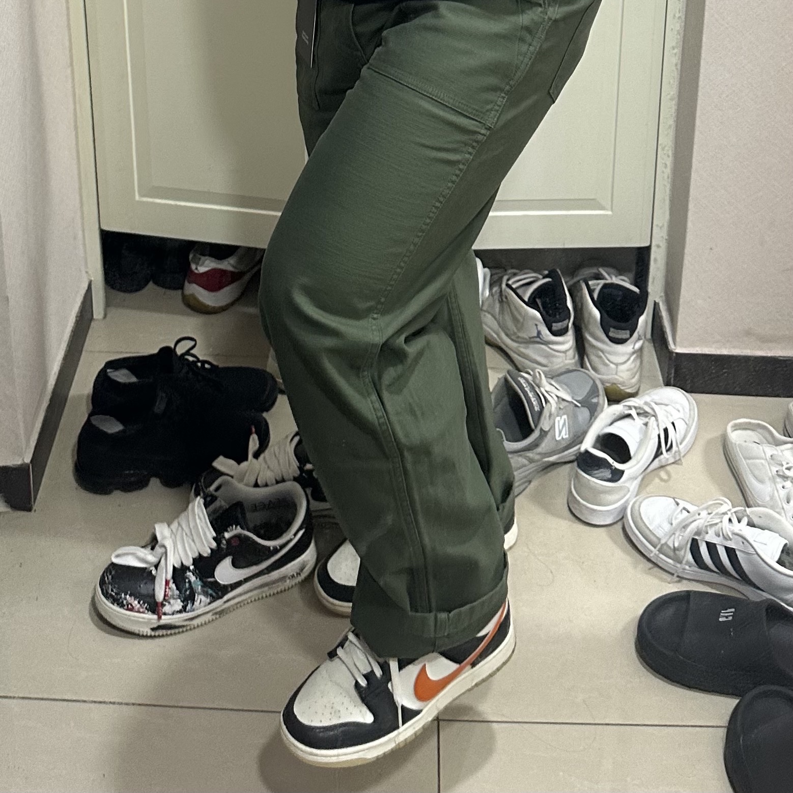 Nike Dunk Low Retro PRM Halloween 착용 스타일