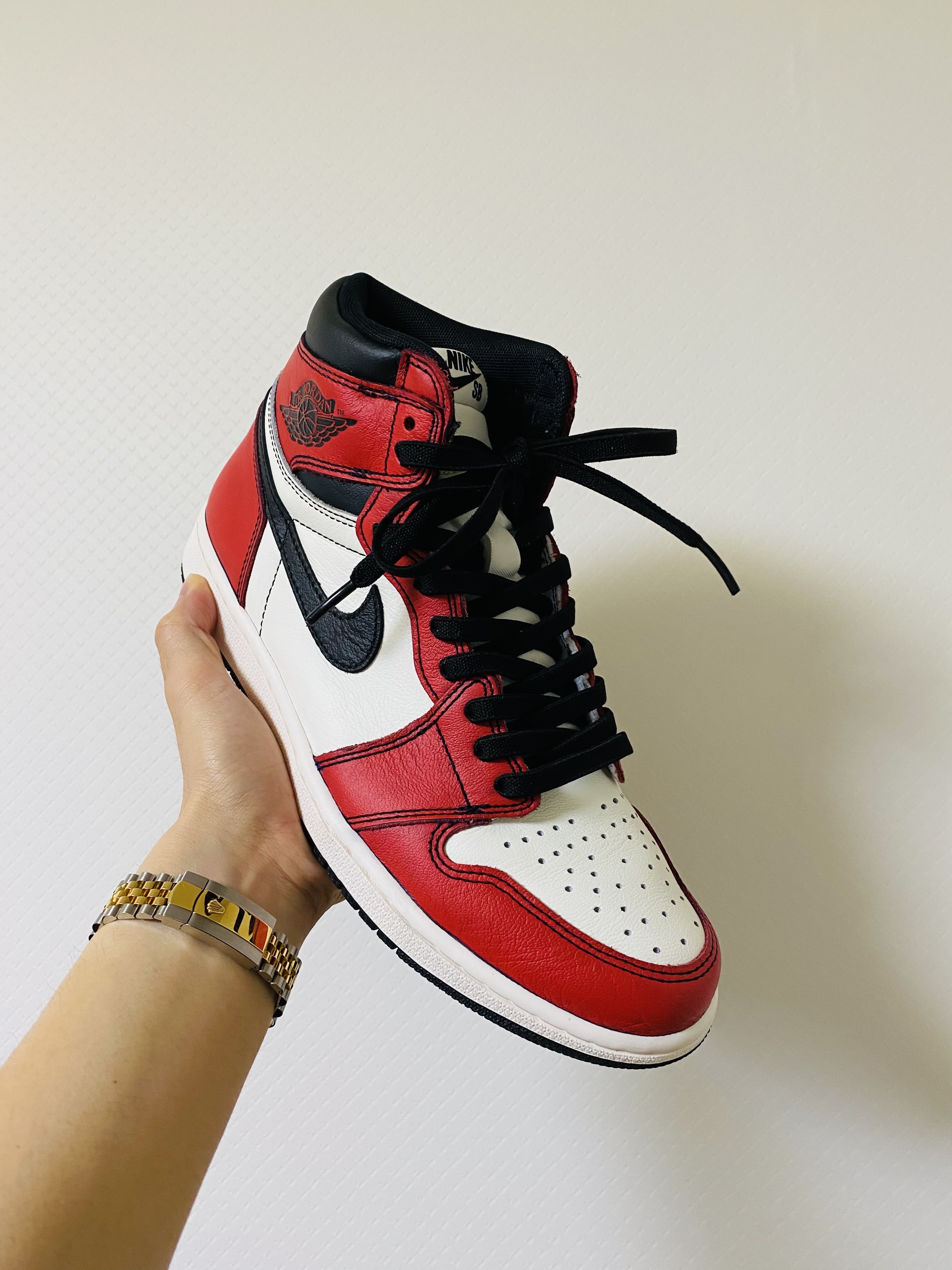 Jordan 1 Retro High OG Defiant SB LA to Chicago 착용 스타일 - 1