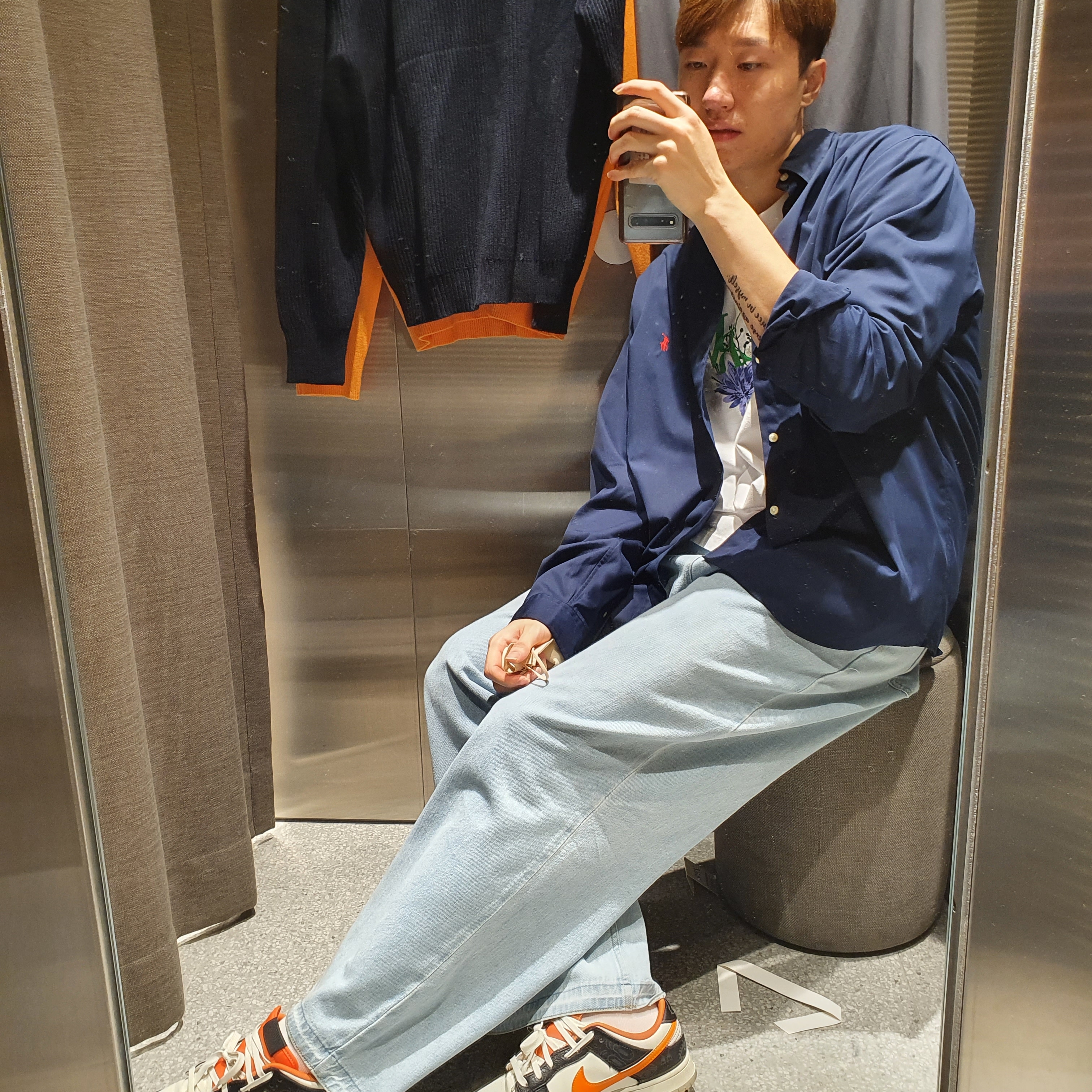 Nike Dunk Low Retro PRM Halloween 착용 스타일