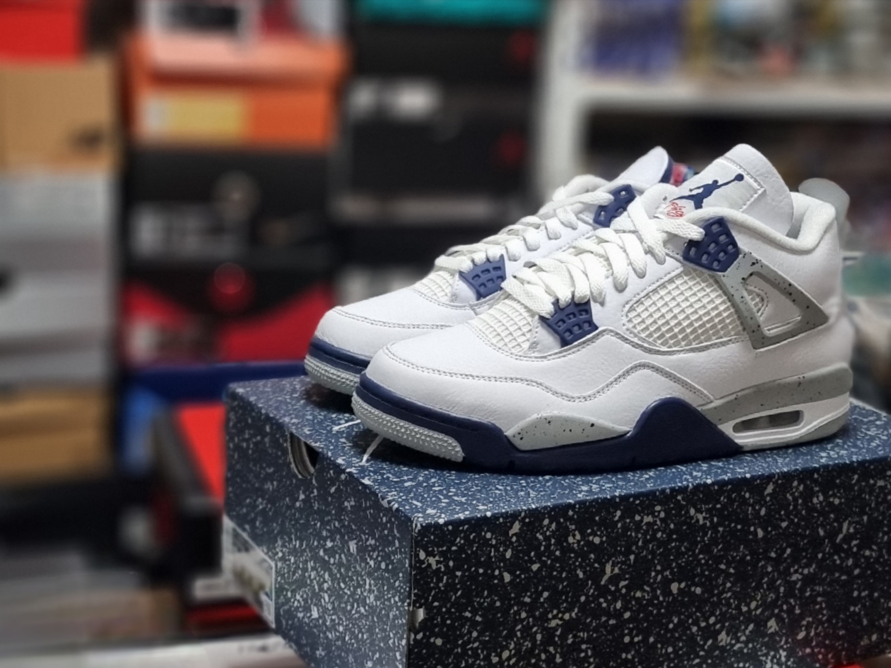 Jordan 4 Retro Midnight Navy 착용 스타일