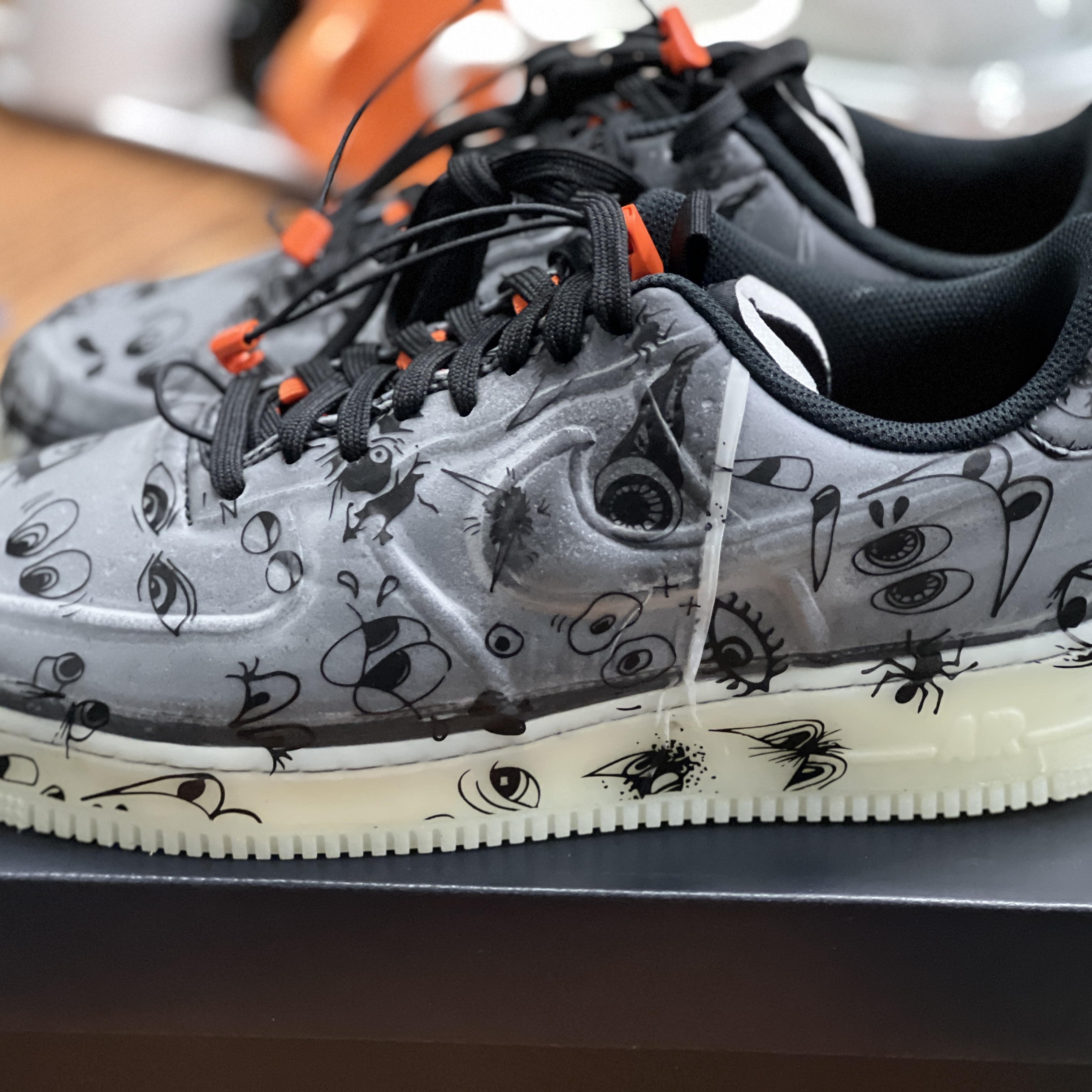 Nike Air Force 1 Low Experimental Halloween 착용 스타일