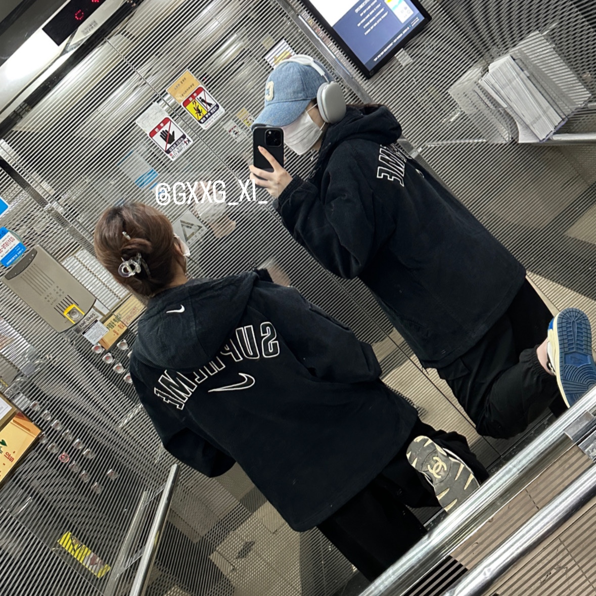 Supreme x Nike Arc Corduroy Hooded Jacket Black - 22SS, Apple AirPods Max Lightning Silver (Korean Ver.) 착용 스타일