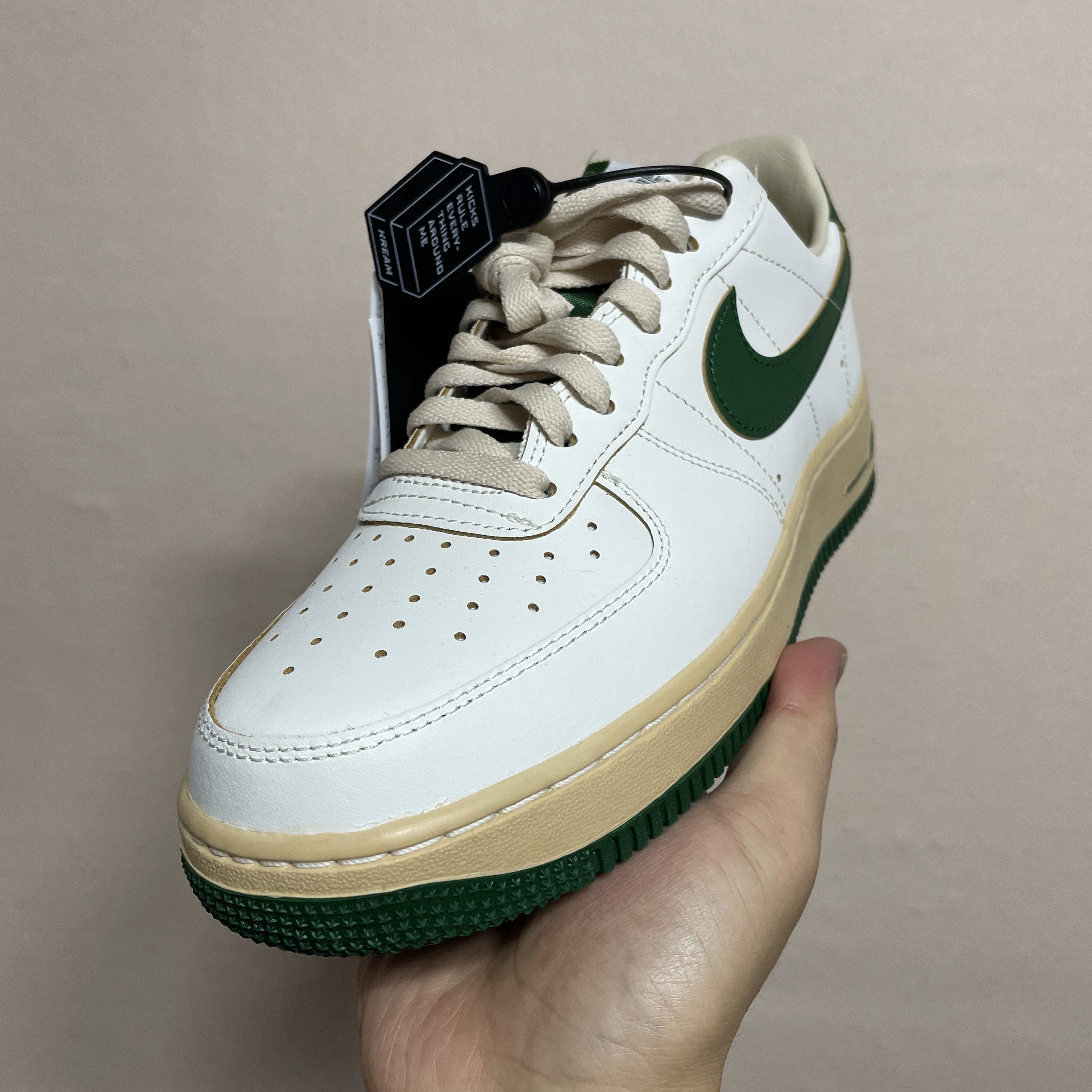 (W) Nike Air Force 1 Low Gorge Green 착용 스타일 - 4