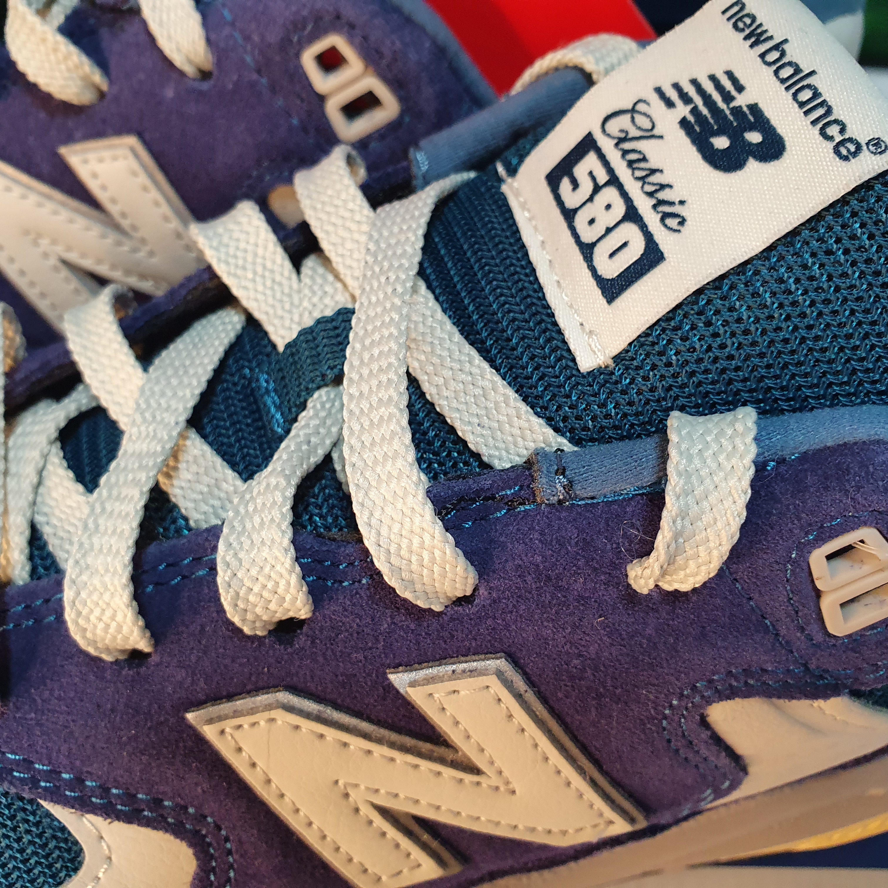 New Balance 580 Elite Navy 착용 스타일 - 1