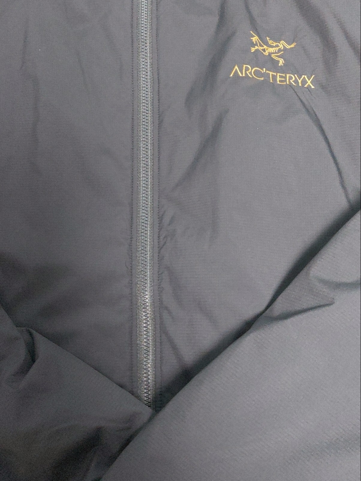 Arc'teryx Atom LT Hoody 24K Black, Nike x Stussy NRG ZR Fleece Pants Heather Grey - US/EU 착용 스타일 - 3