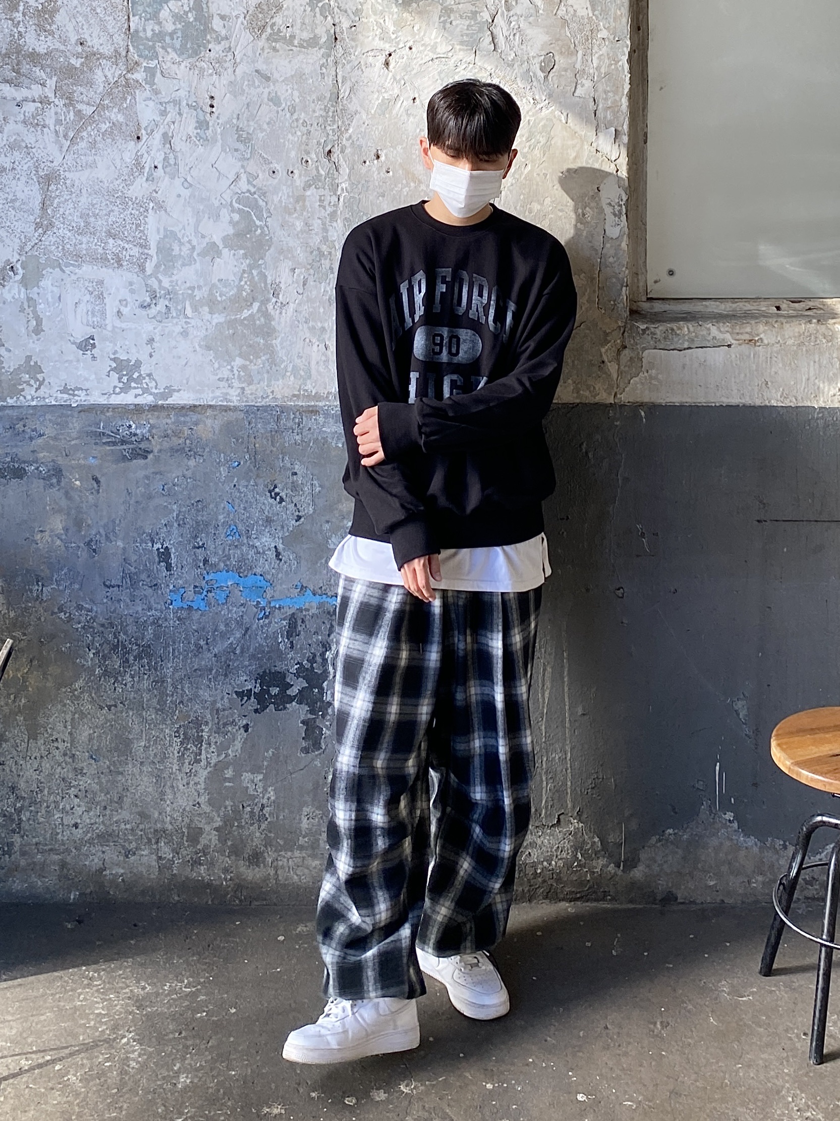 Nike Air Force 1 '07 Low White 착용 스타일 - 4