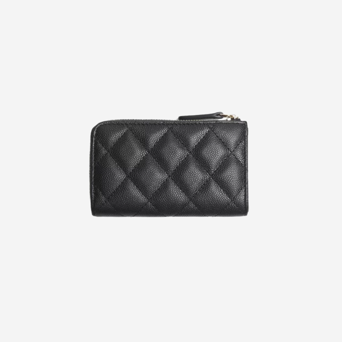 샤넬 클래식 지퍼 키 홀더 그레인드 카프스킨 & 골드 메탈 블랙(Chanel Classic Zipped Key Holder Grained Calfskin & Gold Black) - 2