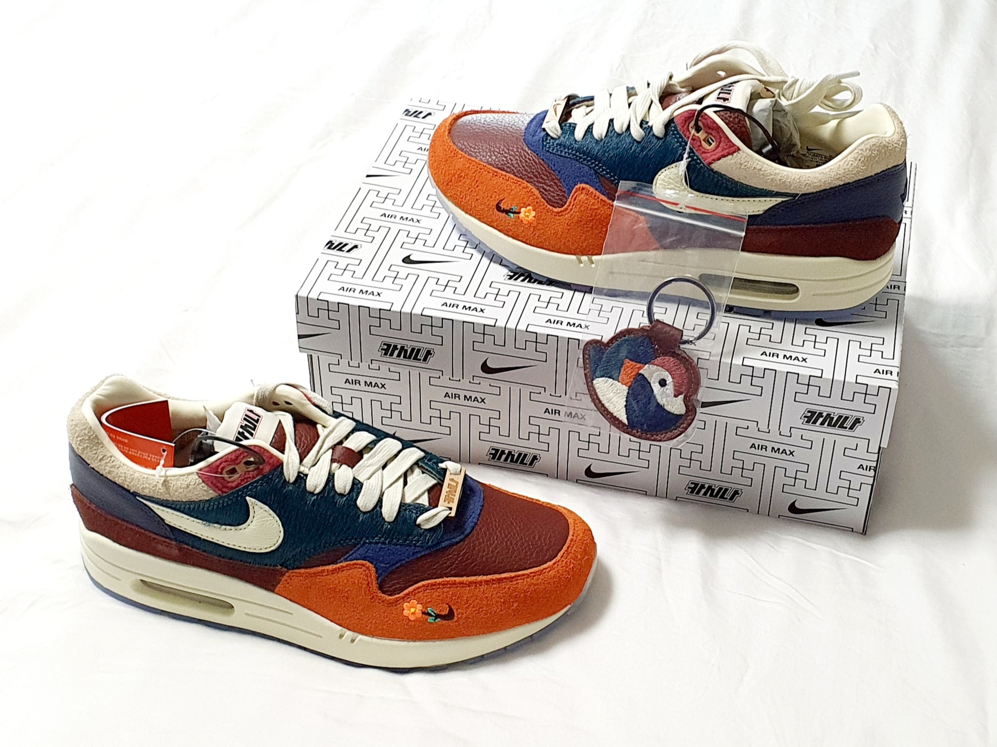 Nike x Kasina Air Max 1 SP Won-Ang Orange 착용 스타일 - 1