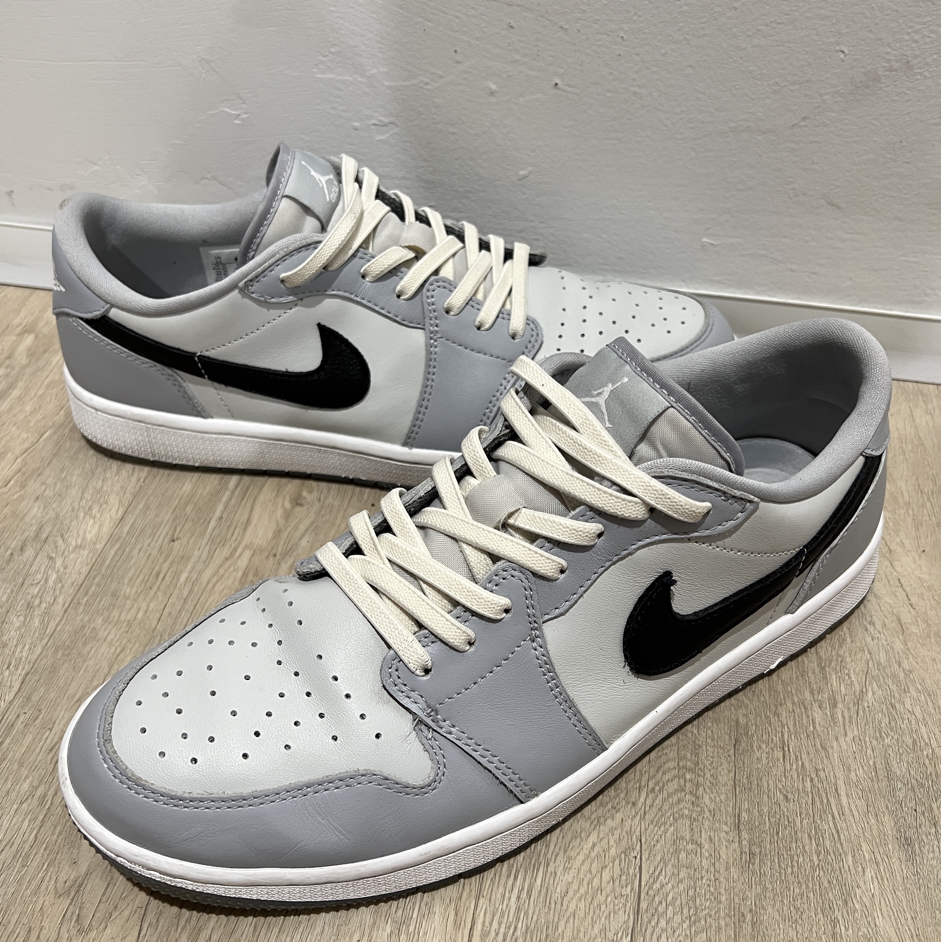 Jordan 1 Low Golf Wolf Grey 착용 스타일