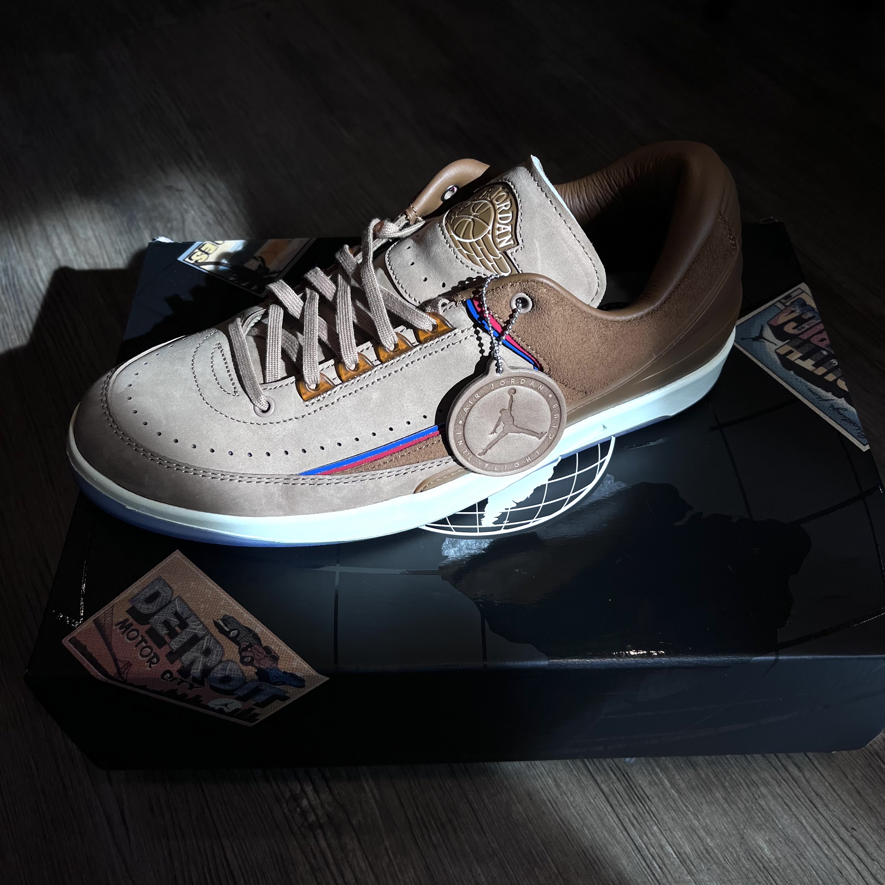 Jordan 2 x Two 18 Retro Low Rocky Tan 착용 스타일