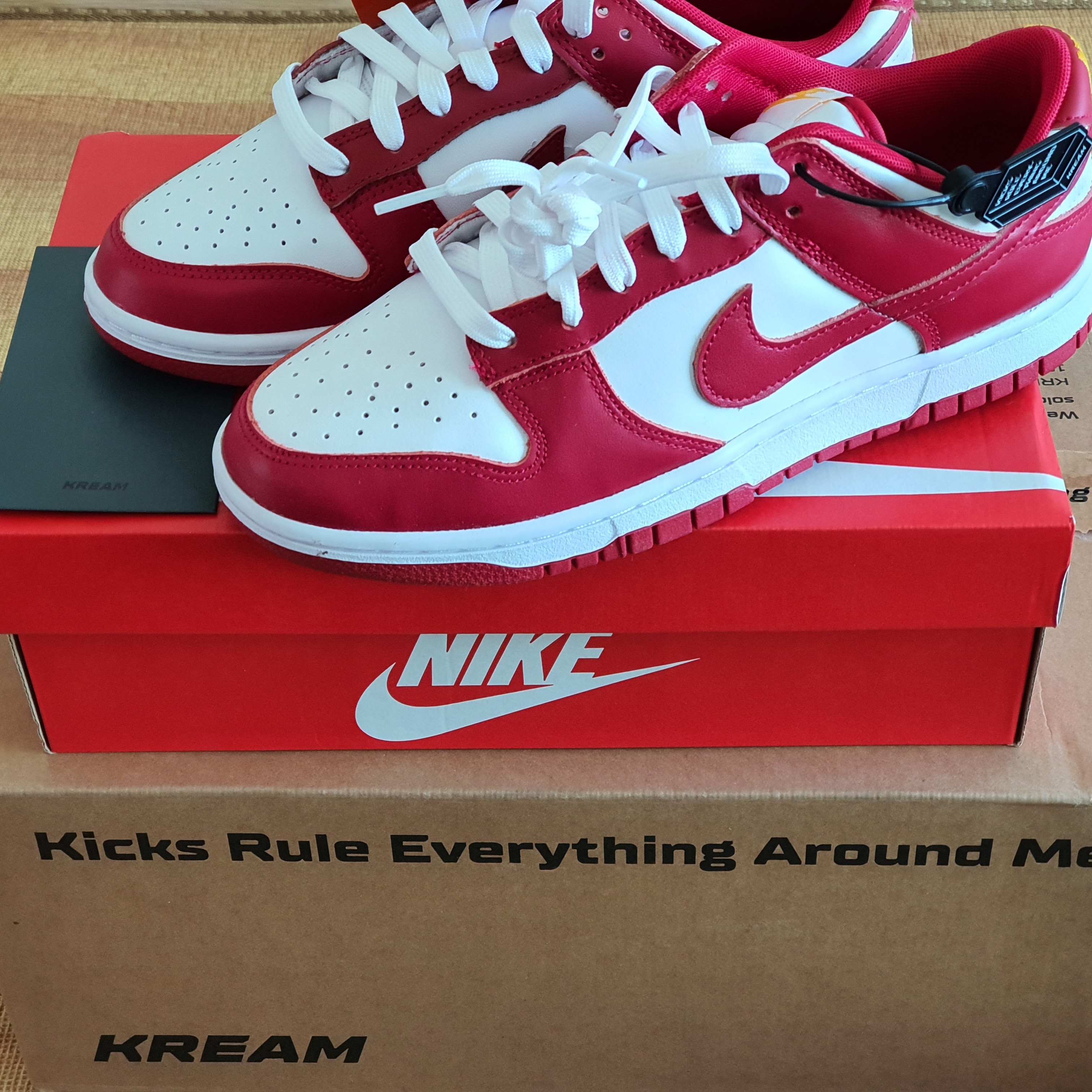 Nike Dunk Low Retro Gym Red 착용 스타일 - 1