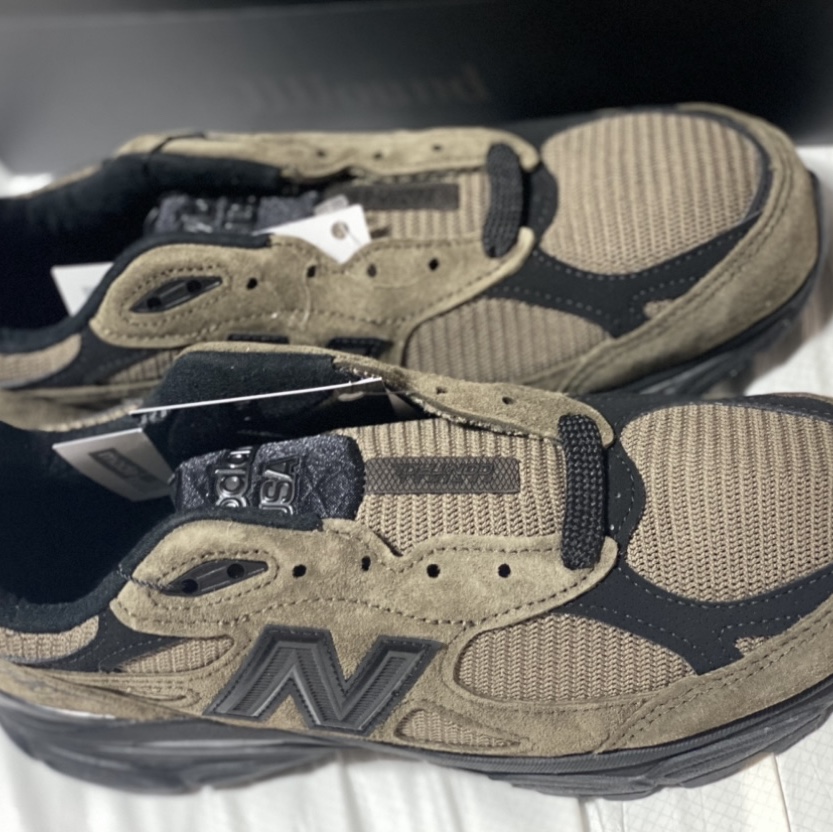 New Balance x JJJJound 990v3 Brown Black 착용 스타일 - 3