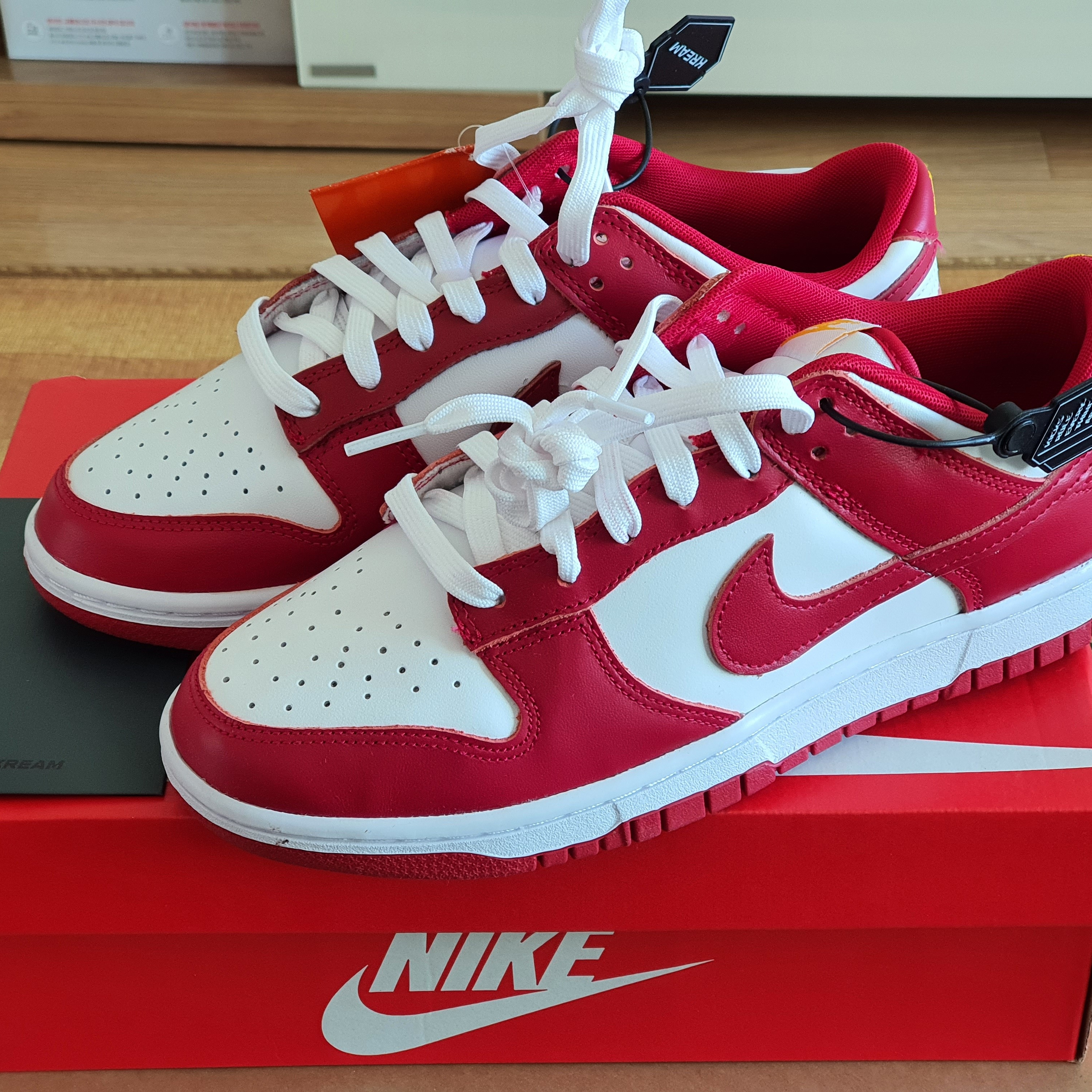 Nike Dunk Low Retro Gym Red 착용 스타일 - 2