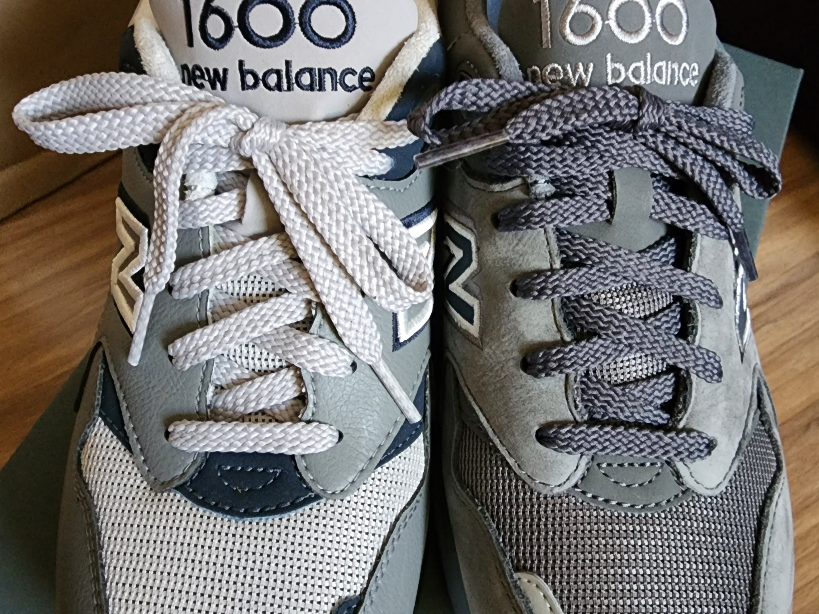 New Balance 1600 Dark Grey, New Balance 1600 Legacy Grey 착용 스타일 - 3