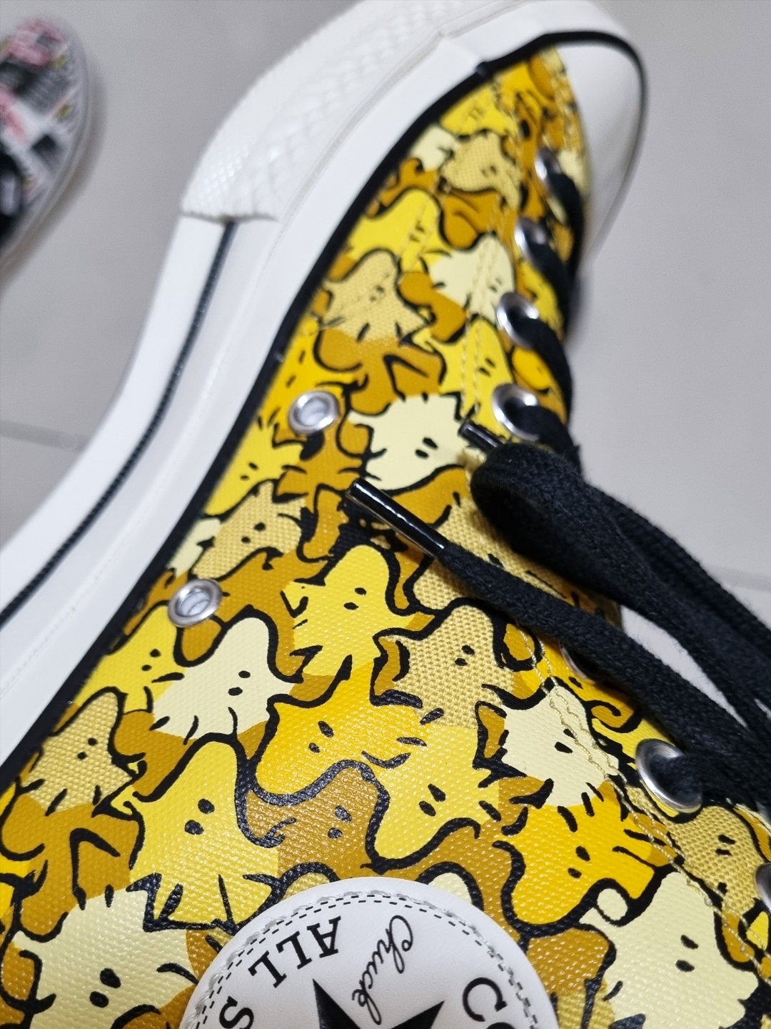Converse x Peanuts Chuck 70 High Mineral Yellow 착용 스타일
