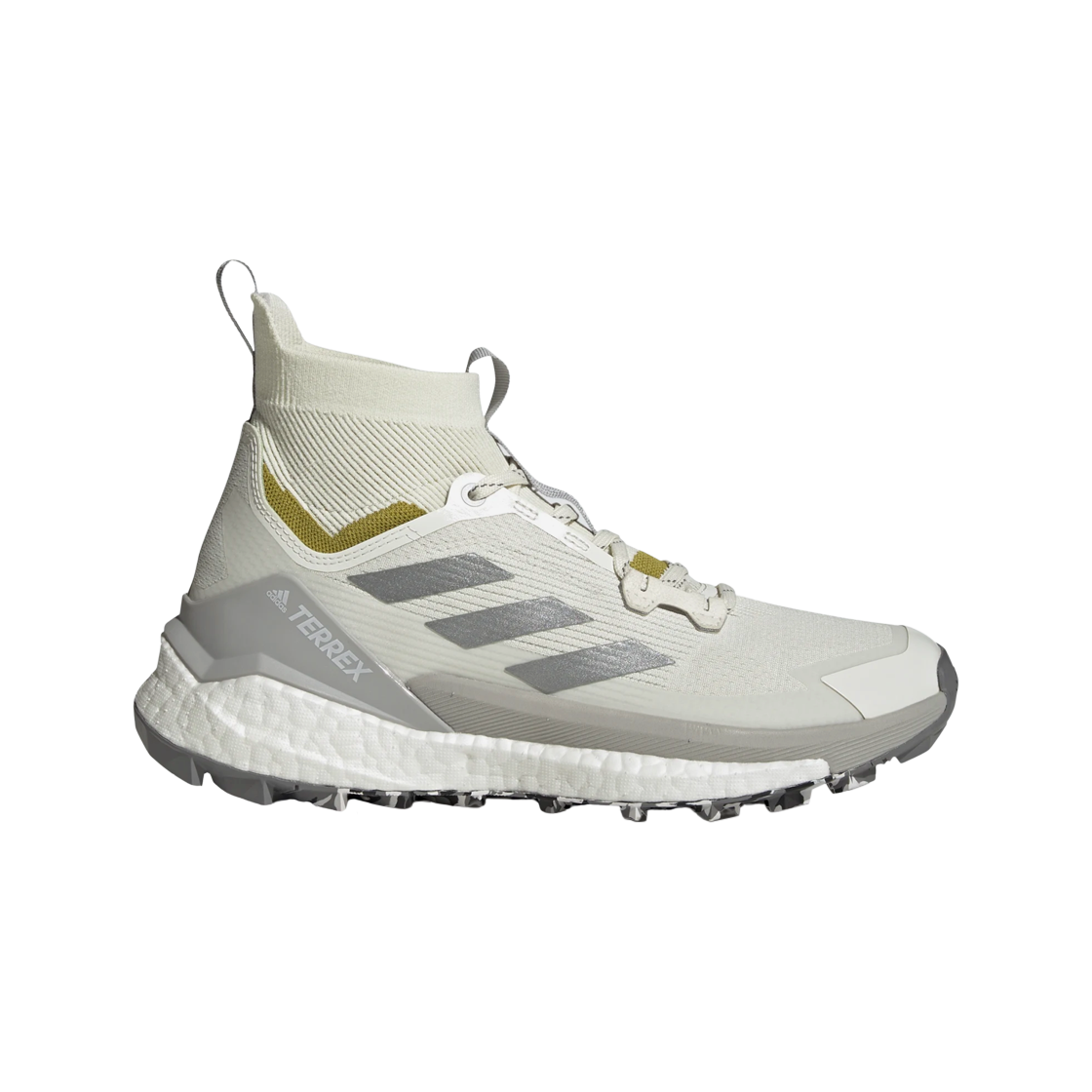 (W) 아디다스 x 앤드 원더 테렉스 프리 하이커 2.0 하이킹 부츠 오프 화이트 매트 실버((W) Adidas x And Wander Terrex Free Hiker 2.0 Hiking Boots Off White Matte Silver) - 1