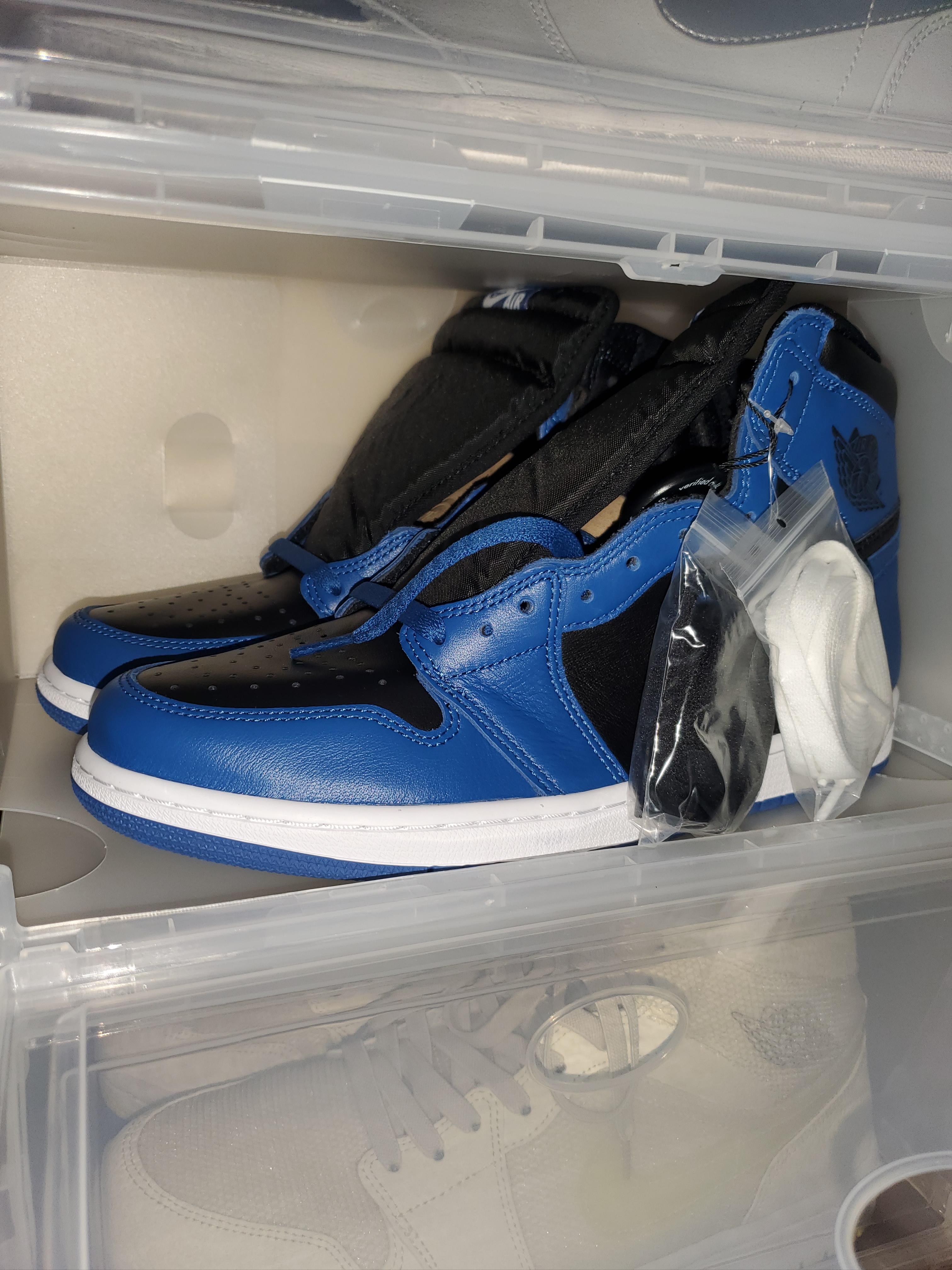 Jordan 1 Retro High OG Dark Marina Blue 착용 스타일