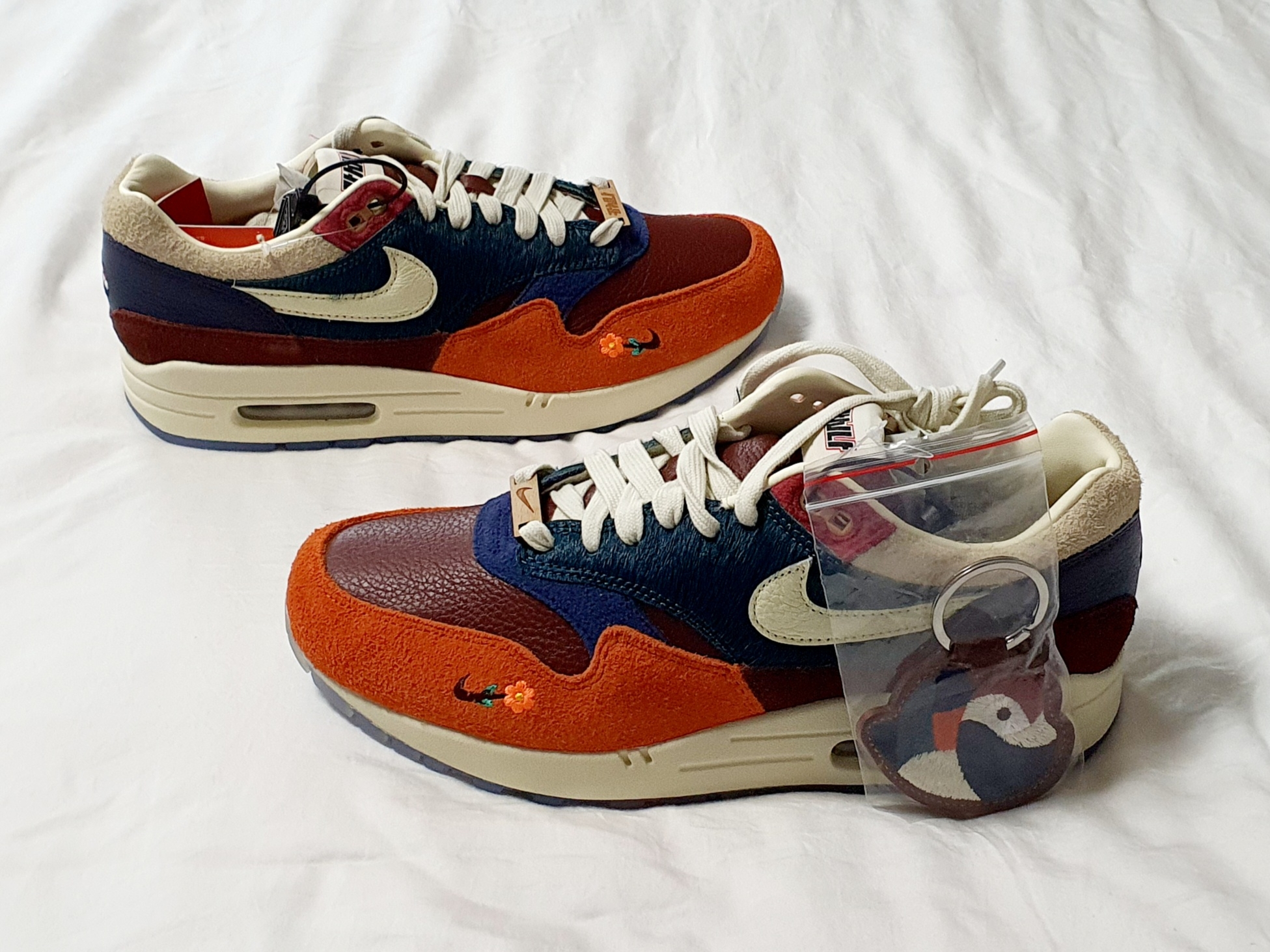 Nike x Kasina Air Max 1 SP Won-Ang Orange 착용 스타일 - 3