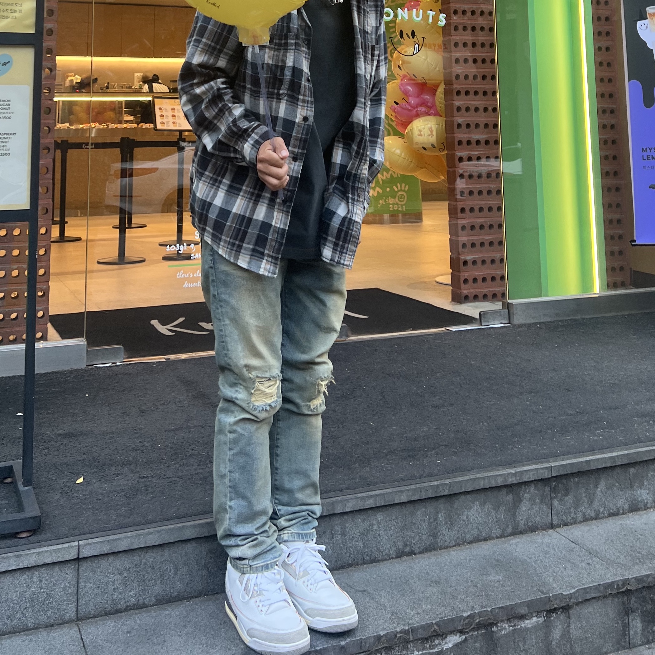 (W) Jordan 3 x A Ma Maniere Retro SP 착용 스타일