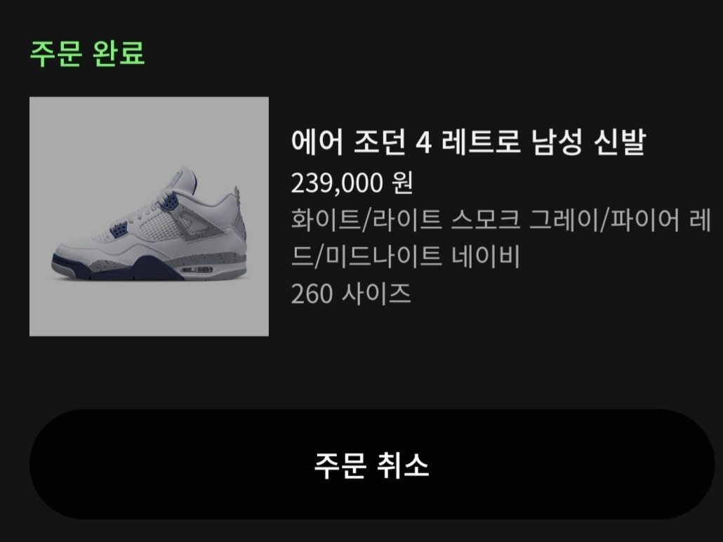 Jordan 4 Retro Midnight Navy 착용 스타일