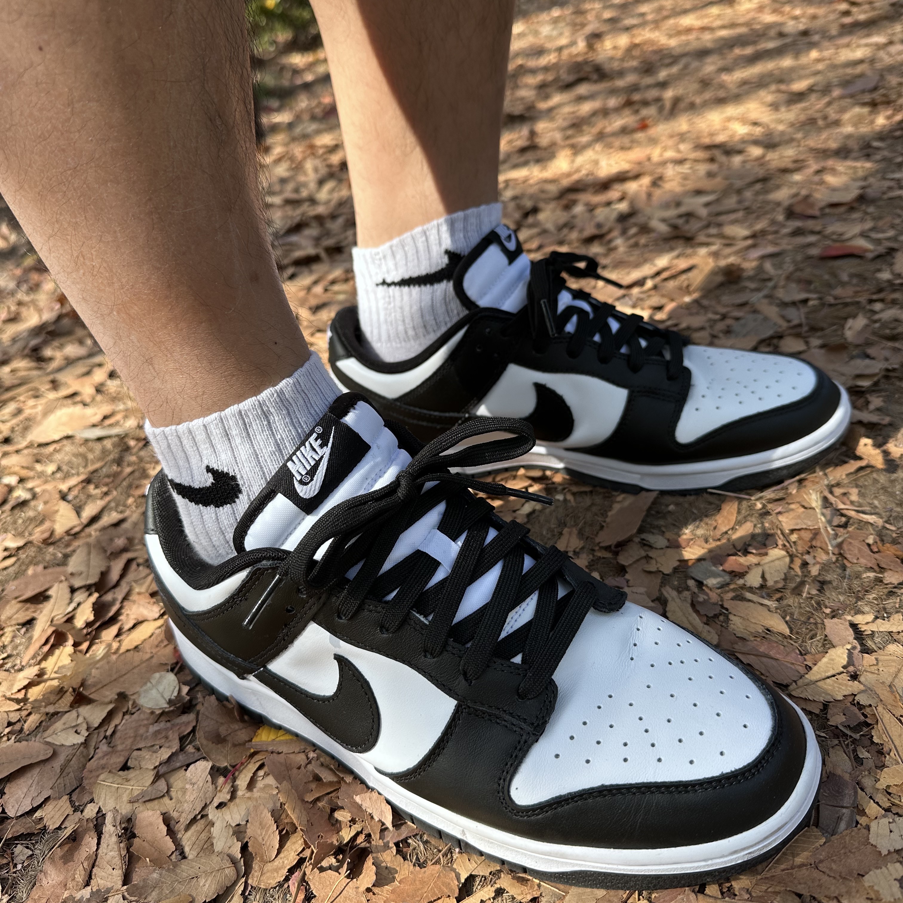 Nike Dunk Low Retro Black, Nike NRG Solo Swoosh Fleece Shorts Black - Asia 착용 스타일 - 3