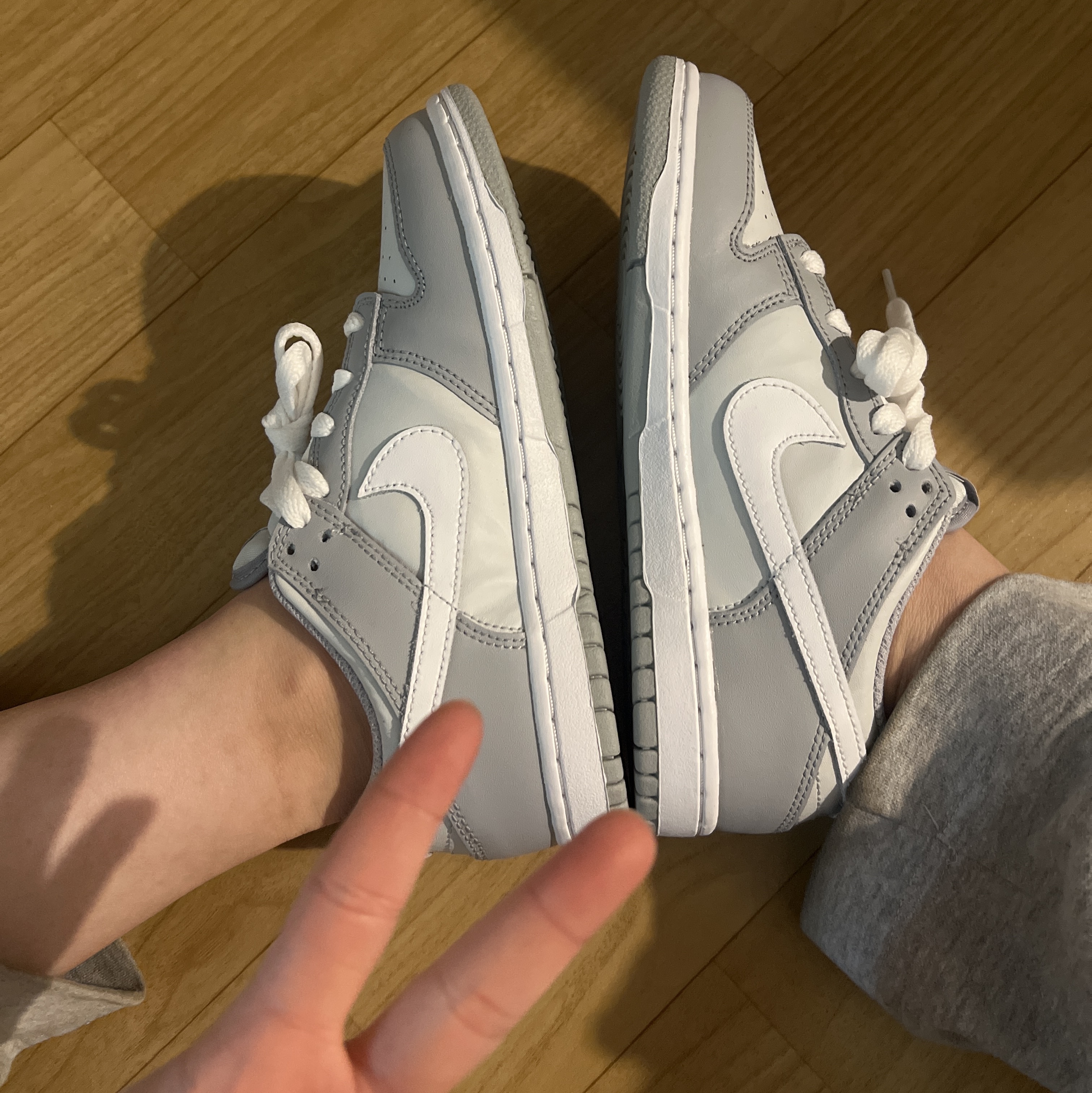 (PS) Nike Dunk Low Wolf Grey 착용 스타일