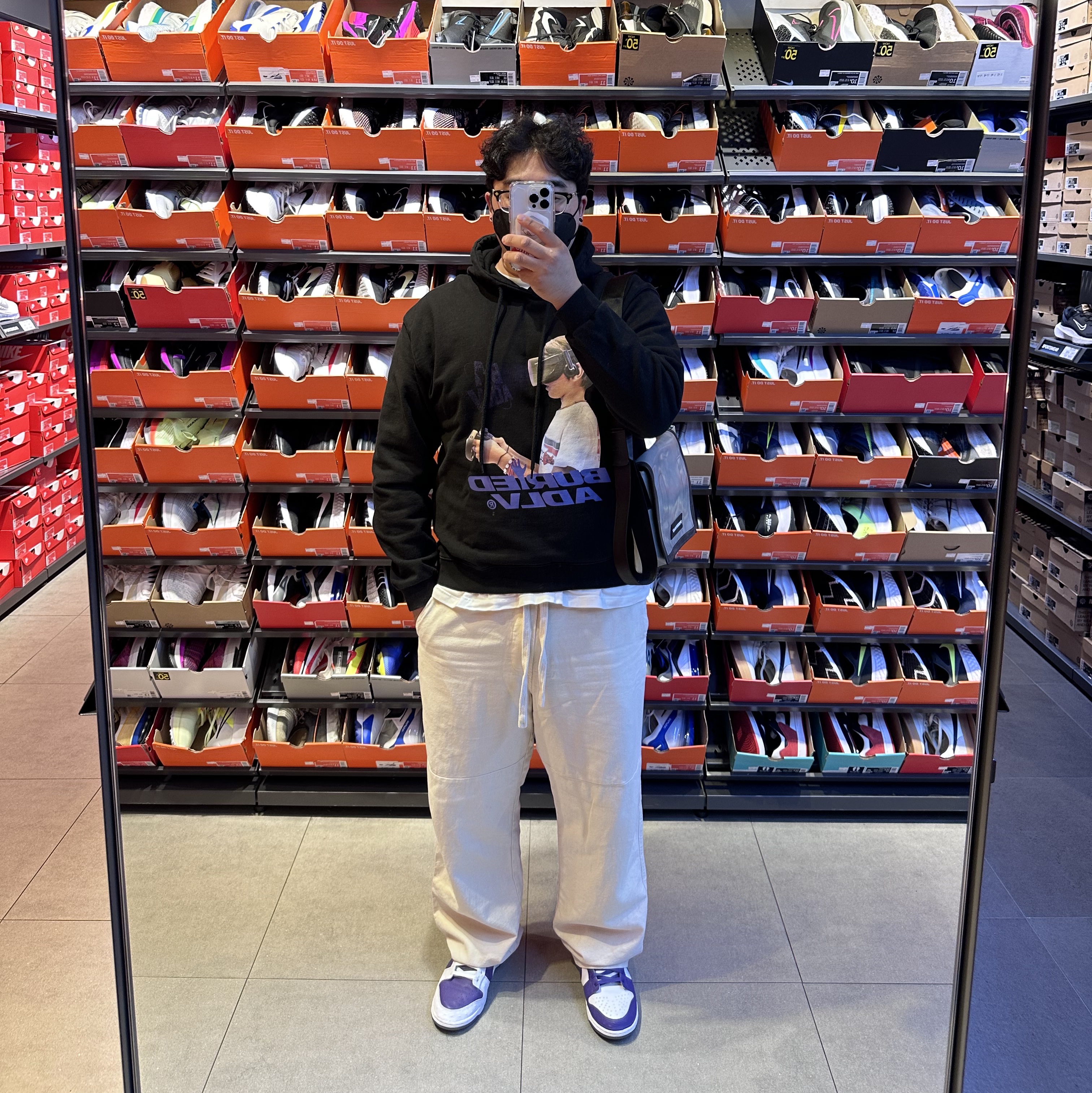 (W) Nike Dunk Low SE Flip 착용 스타일 - 2