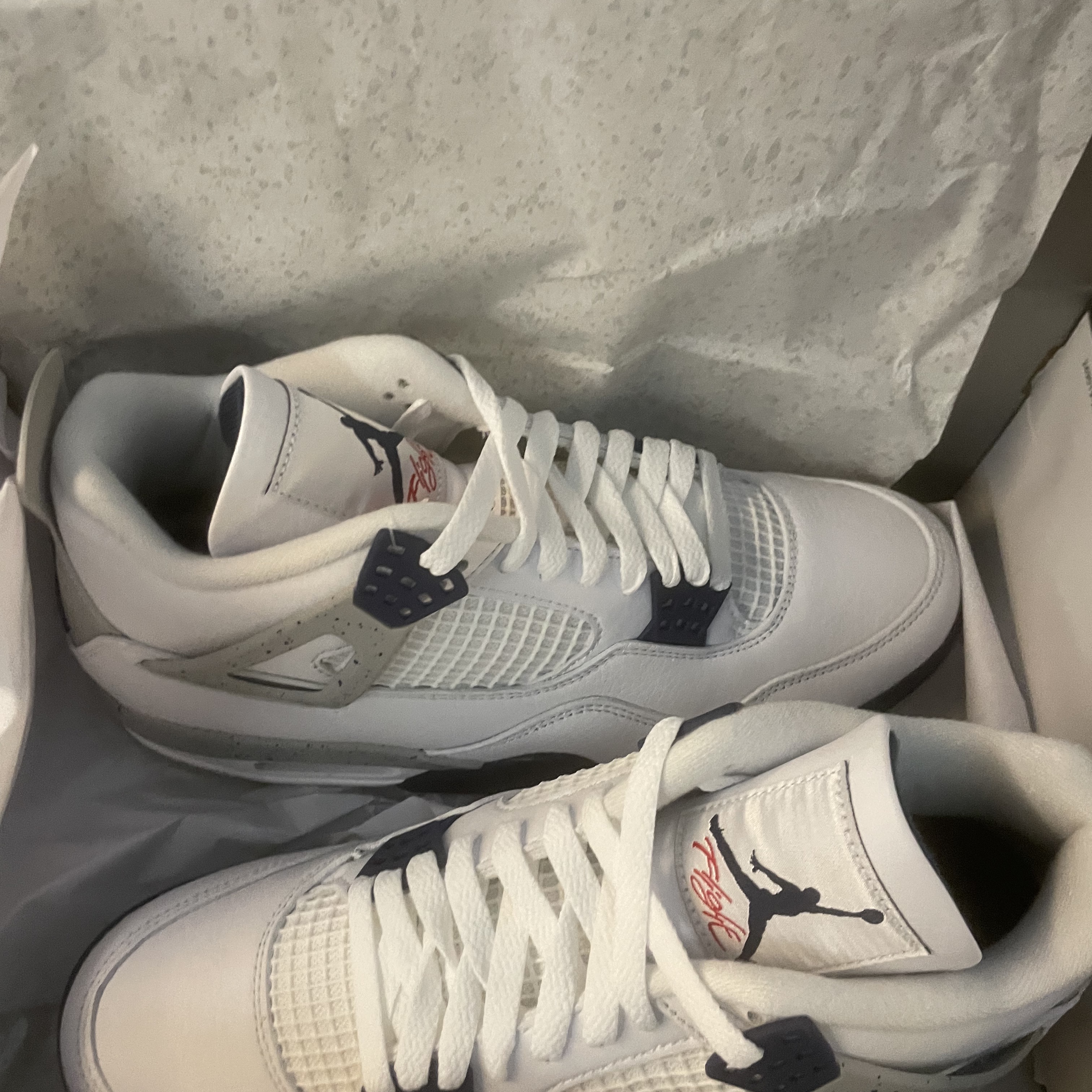 Jordan 4 Retro Midnight Navy 착용 스타일 - 2