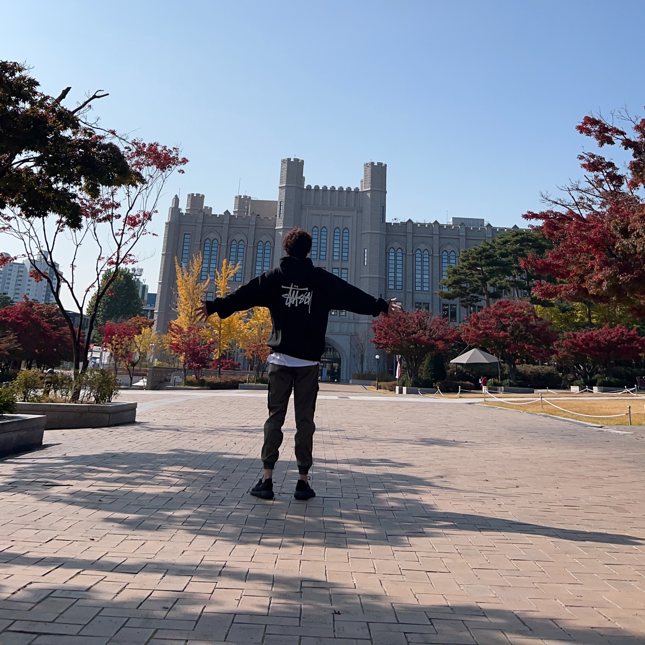 Stussy Basic Stussy Hoodie Black 2022, Adidas Yeezy Boost 350 V2 Black Red 2020 착용 스타일
