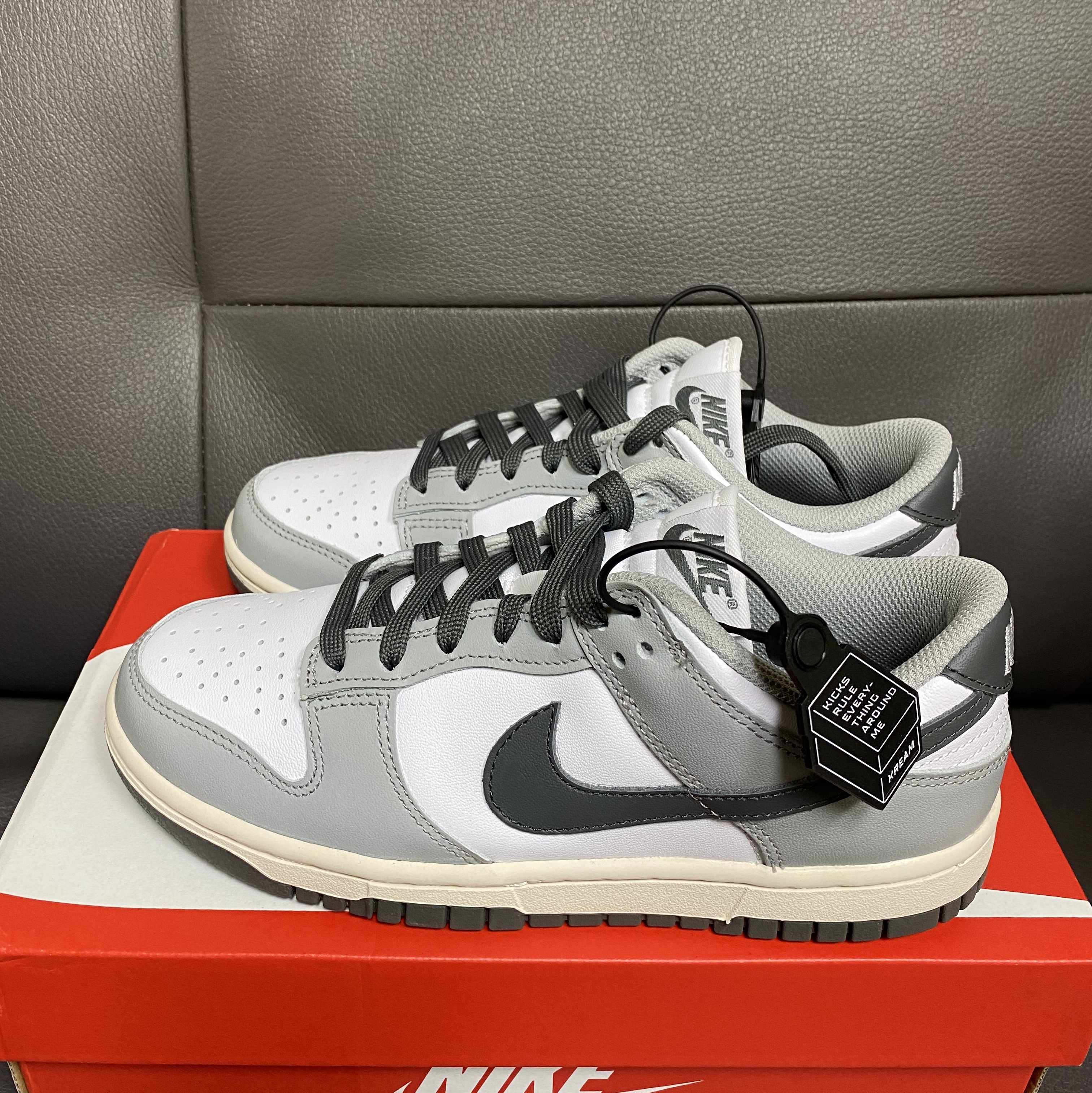 (W) Nike Dunk Low Light Smoke Grey 착용 스타일