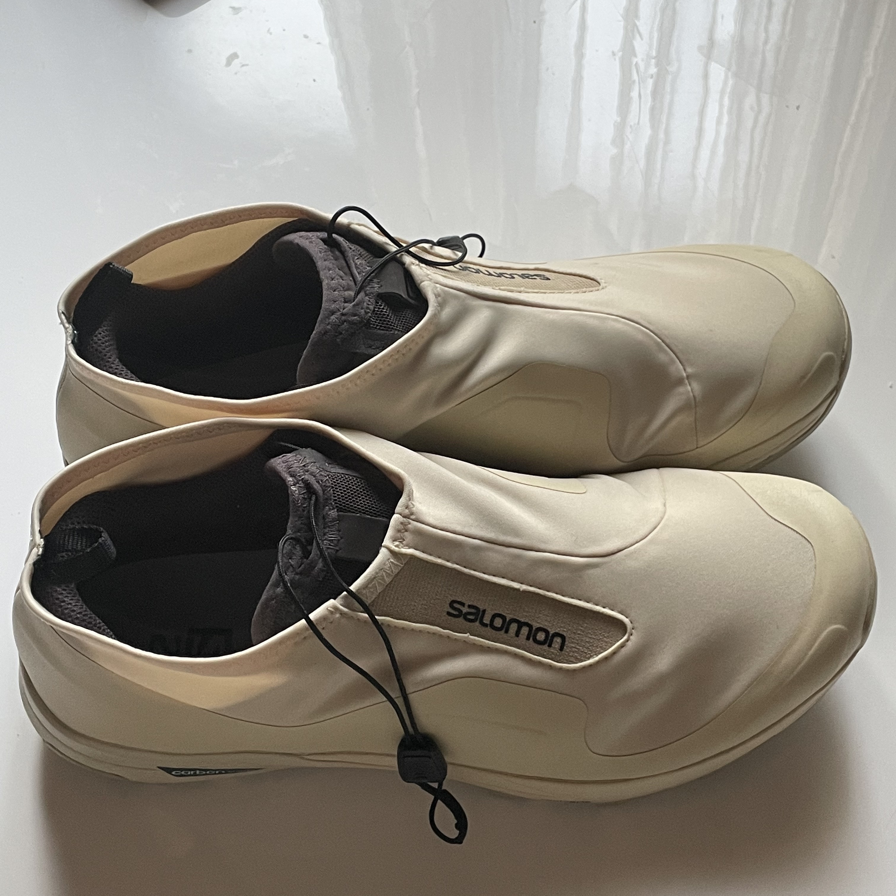 Salomon XA-Alpine Mid ADV Bleached Sand 착용 스타일 - 2