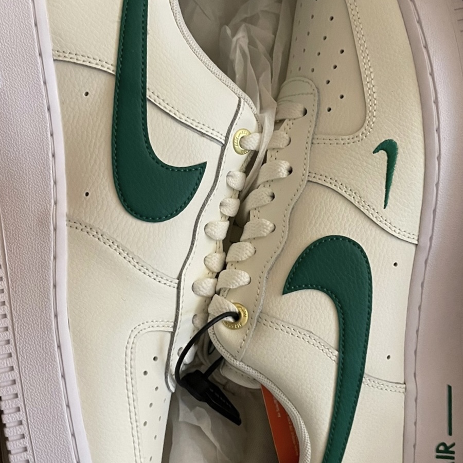 Nike Air Force 1 '07 LV8 40th Anniversary Join Forces Sail Malachite 착용 스타일