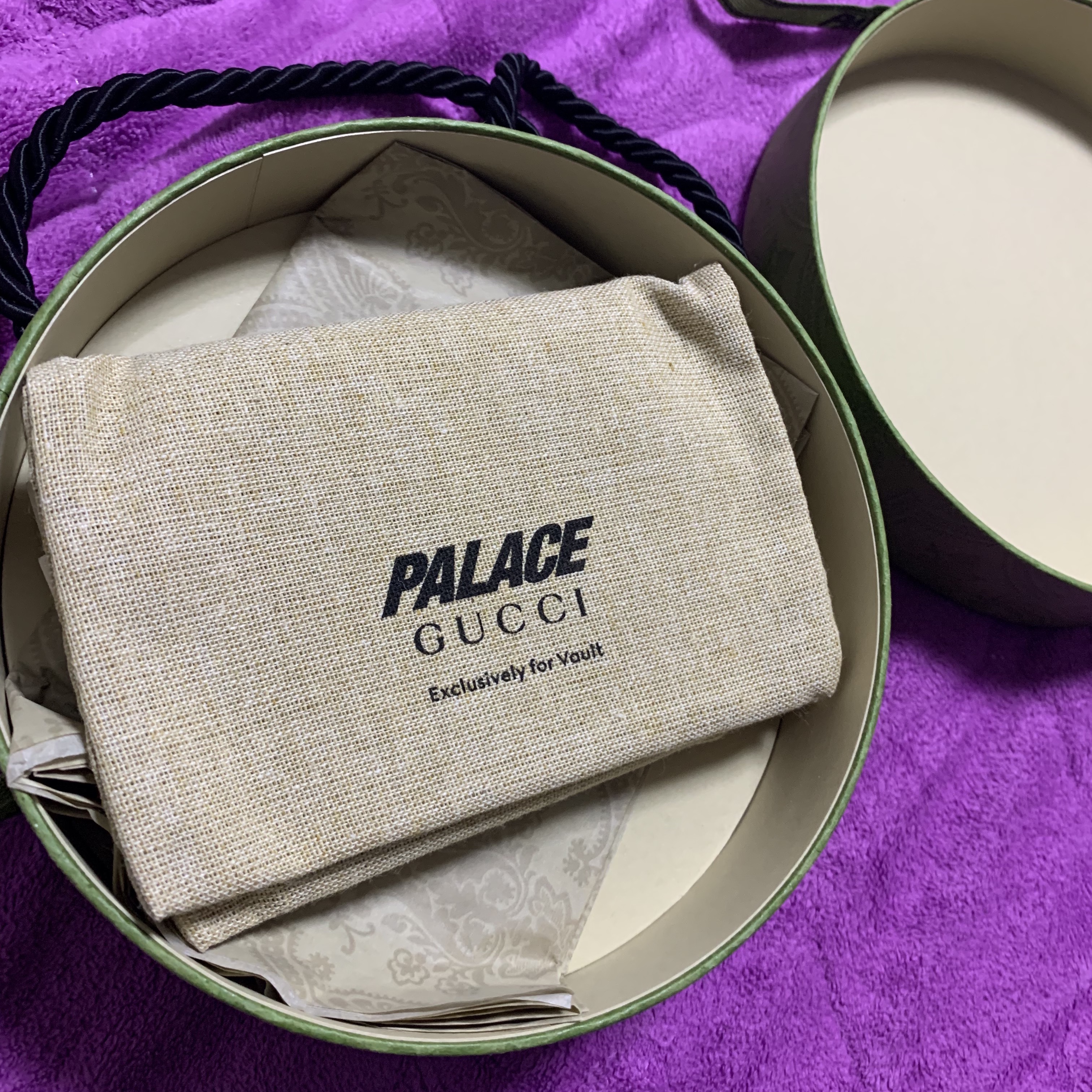 Palace x Gucci GG-P Supreme Card Case Pale Blue - 22FW 착용 스타일 - 2