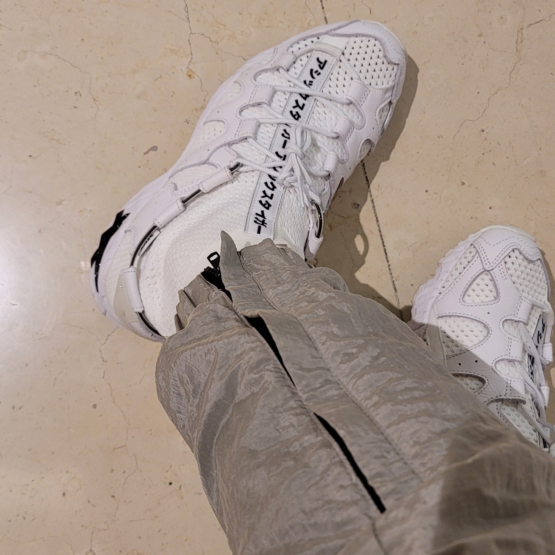 Asics Gel-Mai Knit MT White 착용 스타일 - 2