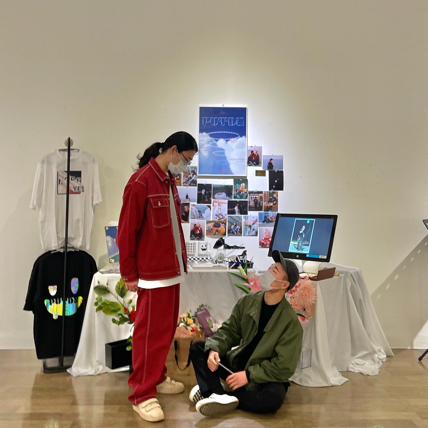 Nike x Billie Eilish Air Force 1 High '07 SP Mushroom 착용 스타일 - 3