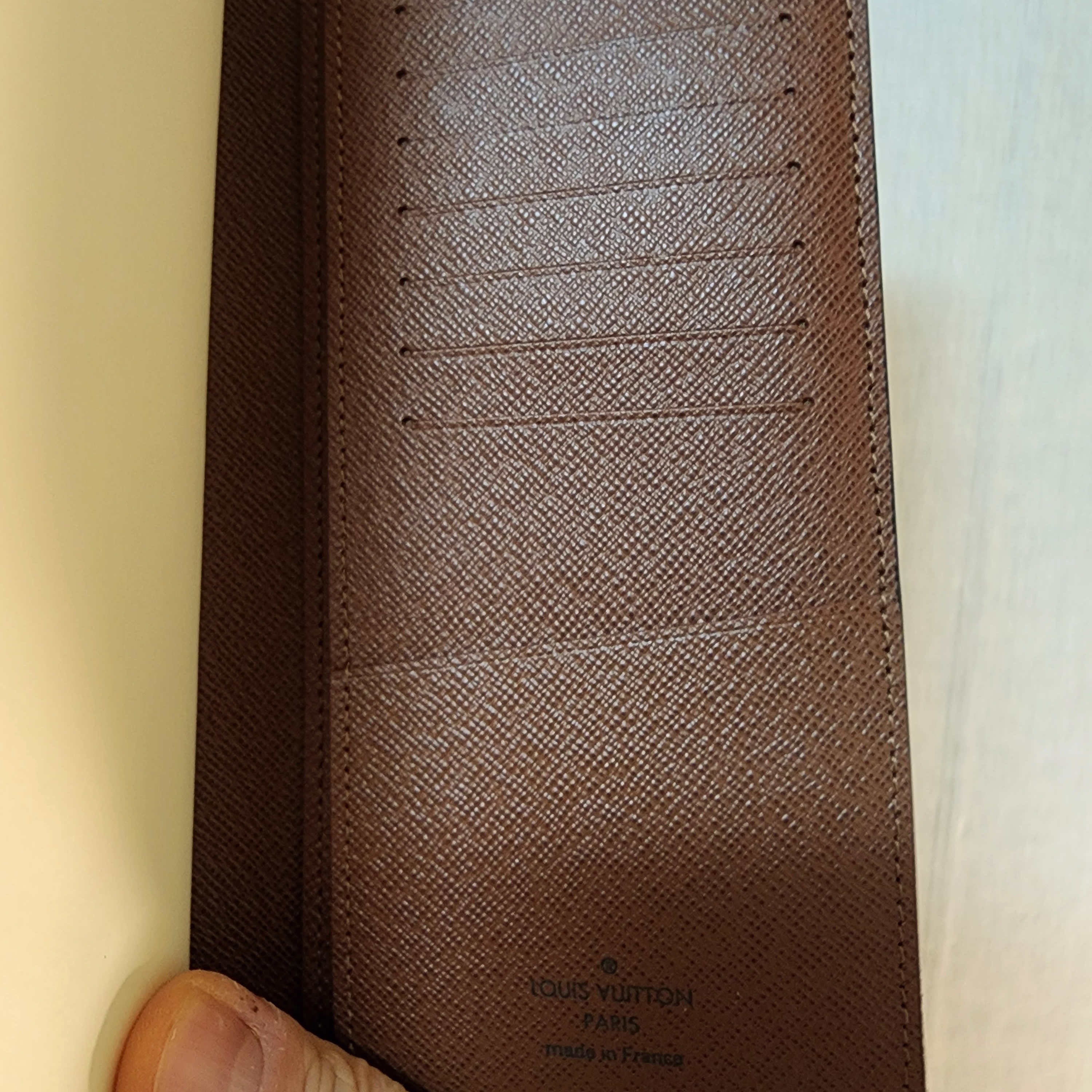Louis Vuitton Brazza Wallet Monogram 착용 스타일 - 5