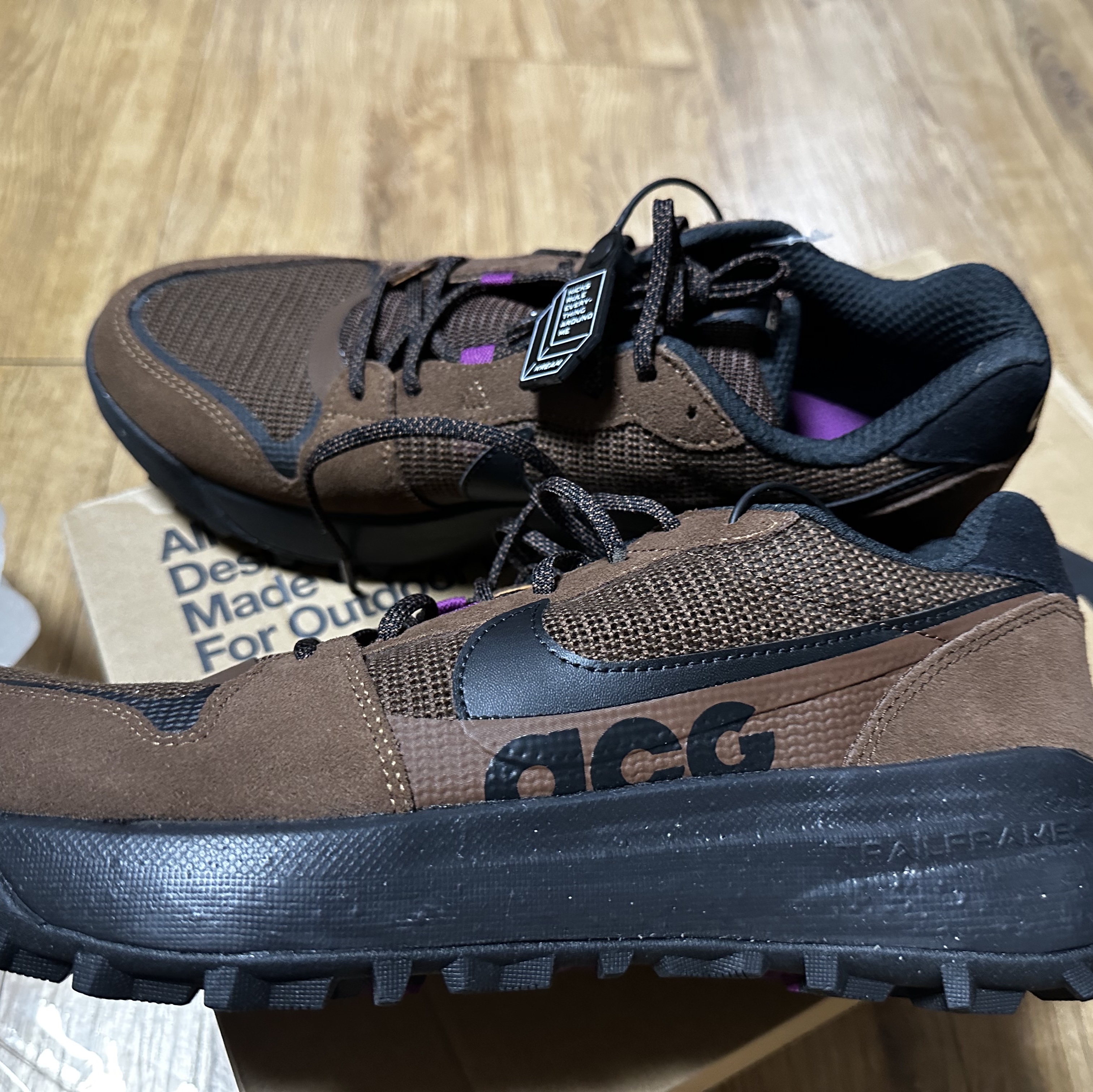 Nike ACG Lowcate Cacao Wow 착용 스타일 - 1