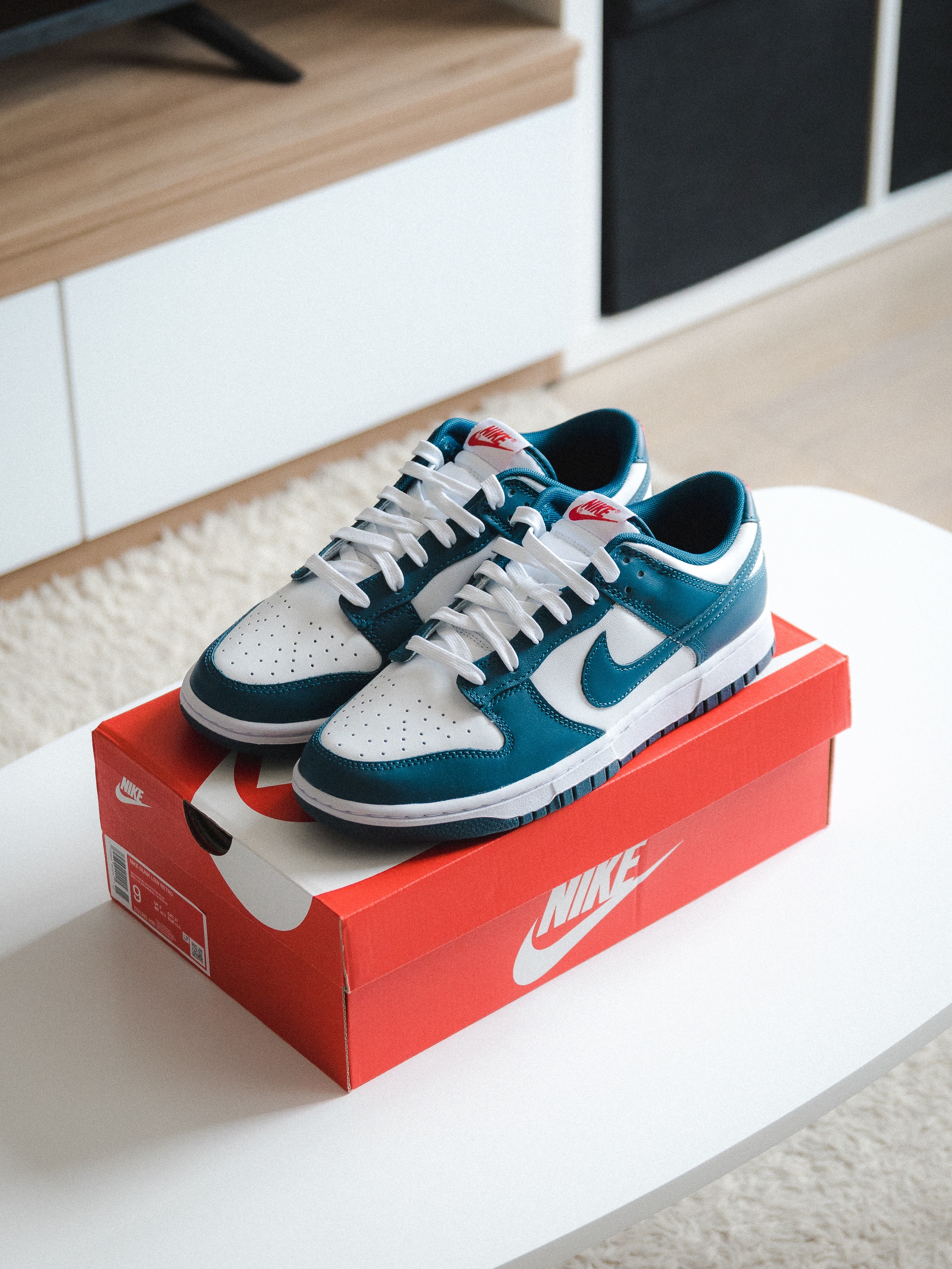 Nike Dunk Low Retro Valerian Blue 착용 스타일 - 1