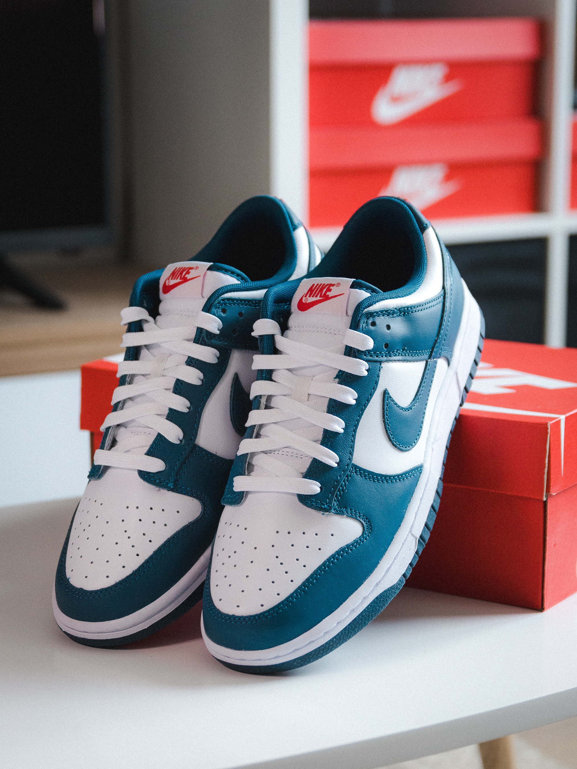 Nike Dunk Low Retro Valerian Blue 착용 스타일 - 4