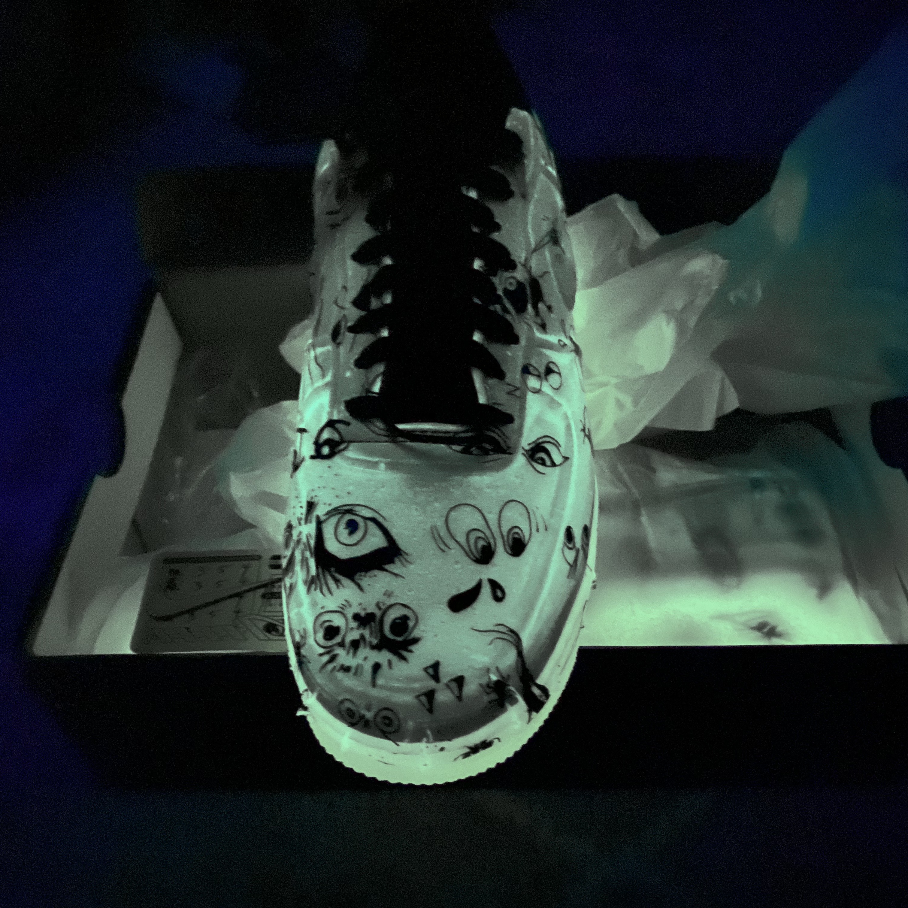 Nike Air Force 1 Low Experimental Halloween 착용 스타일