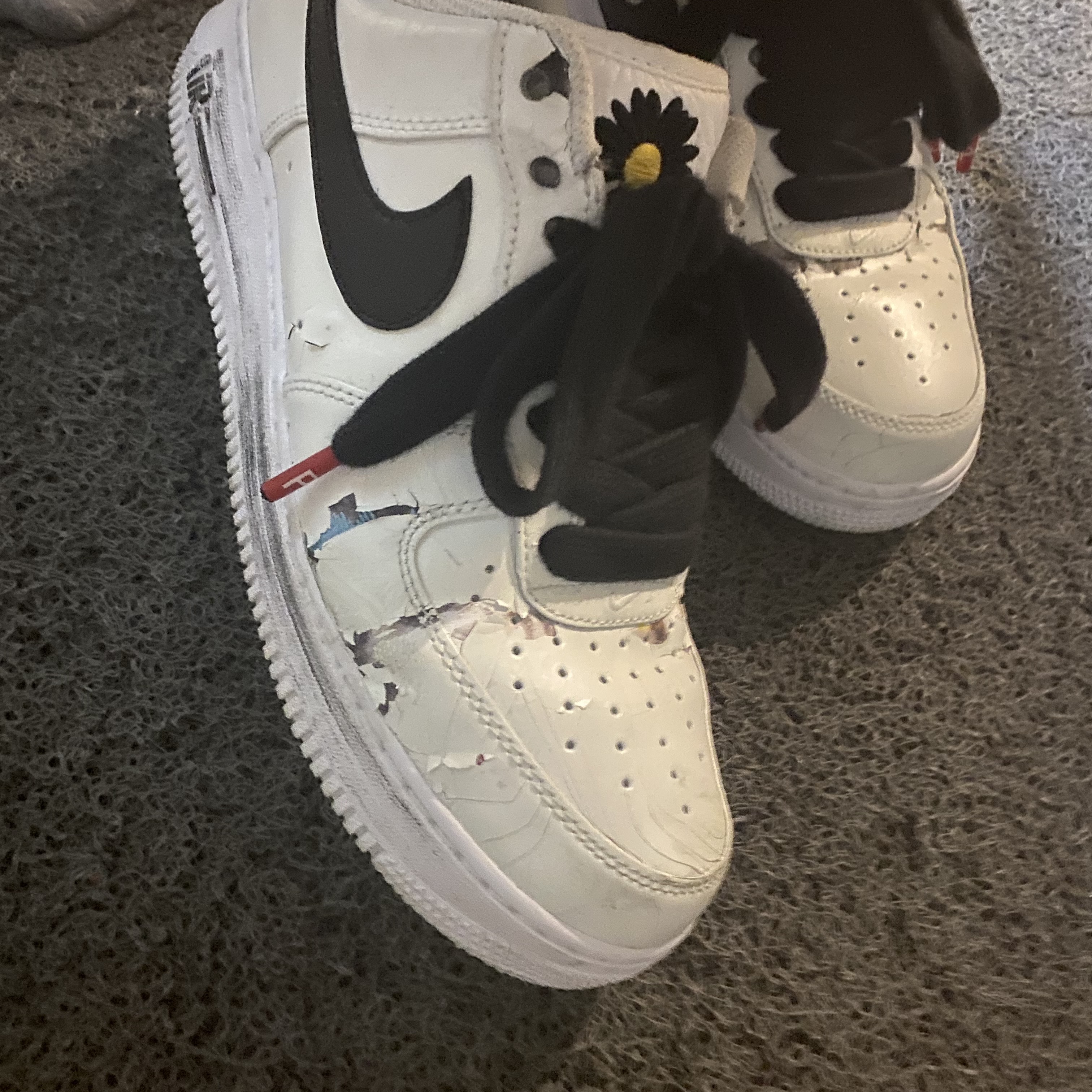 Nike x Peaceminusone Air Force 1 Low Para-Noise 2.0 착용 스타일 - 2