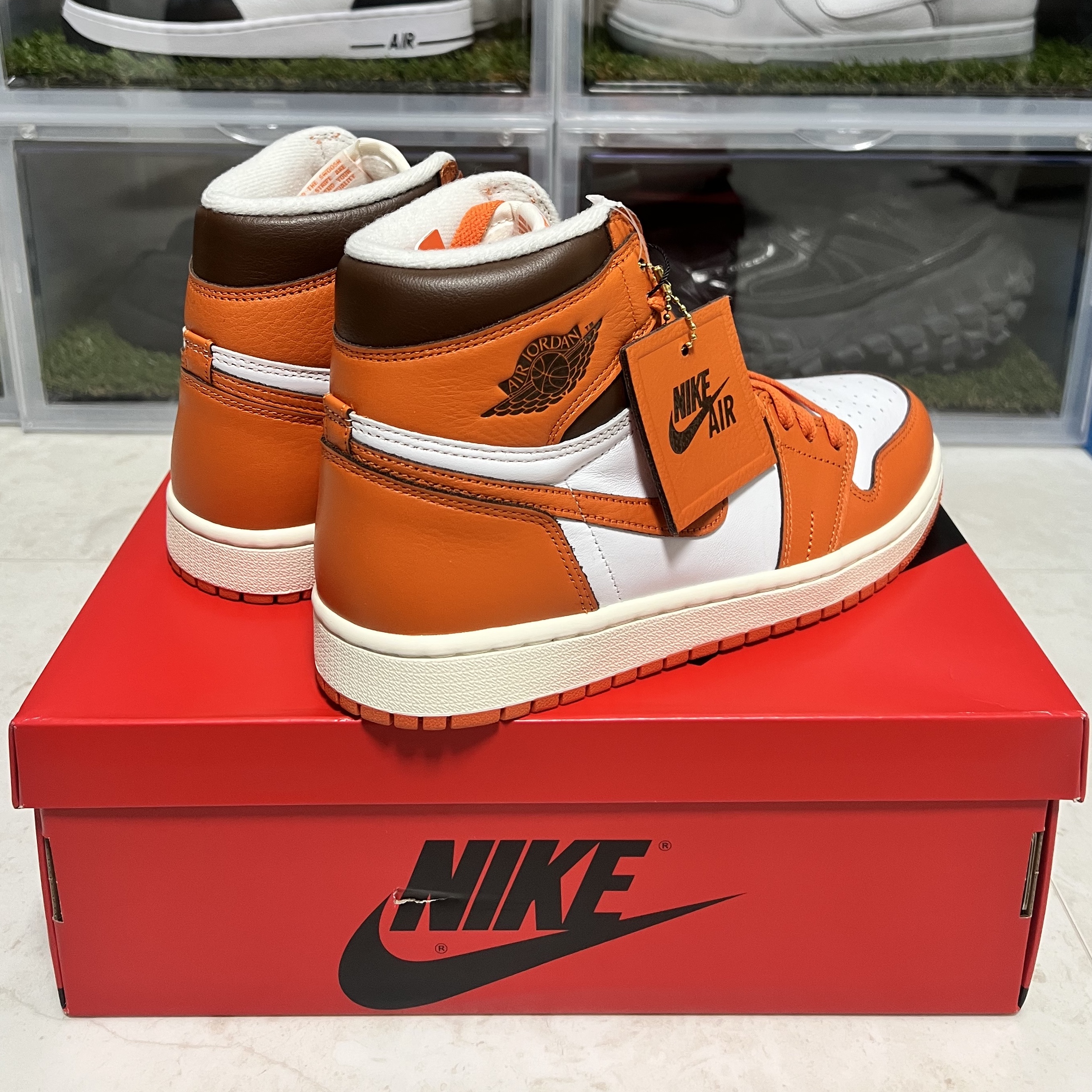 (W) Jordan 1 Retro High OG Starfish 착용 스타일 - 2